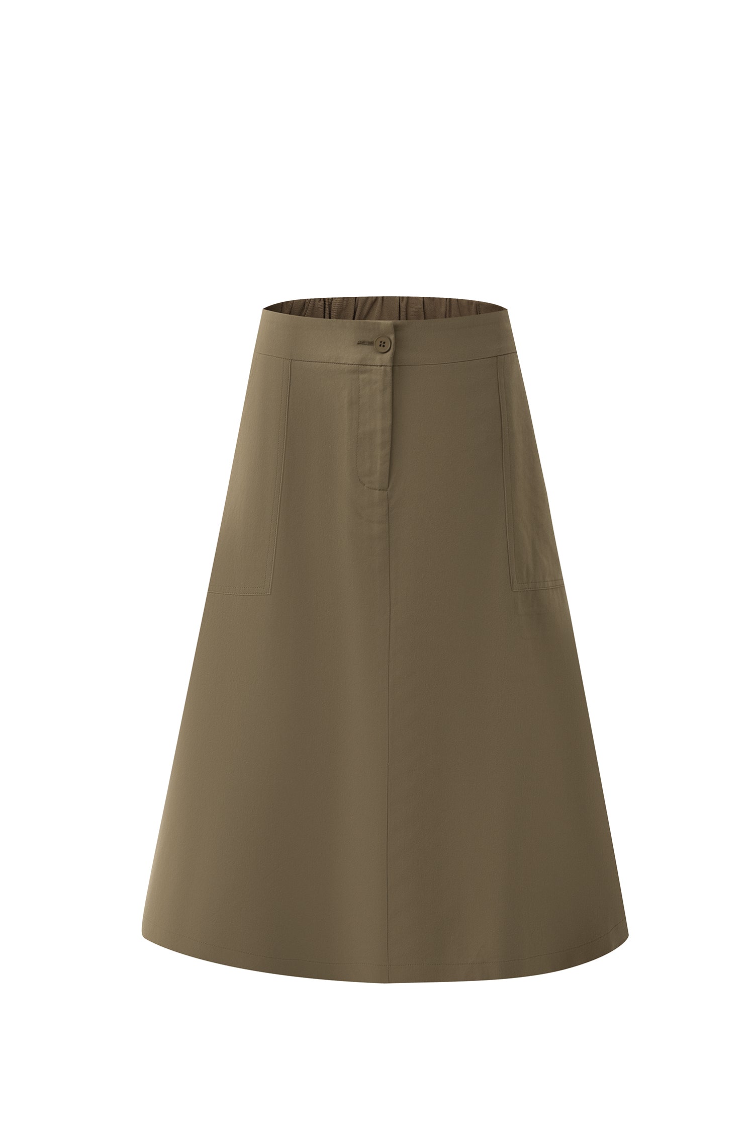 Front Fly Skirt - Army Green