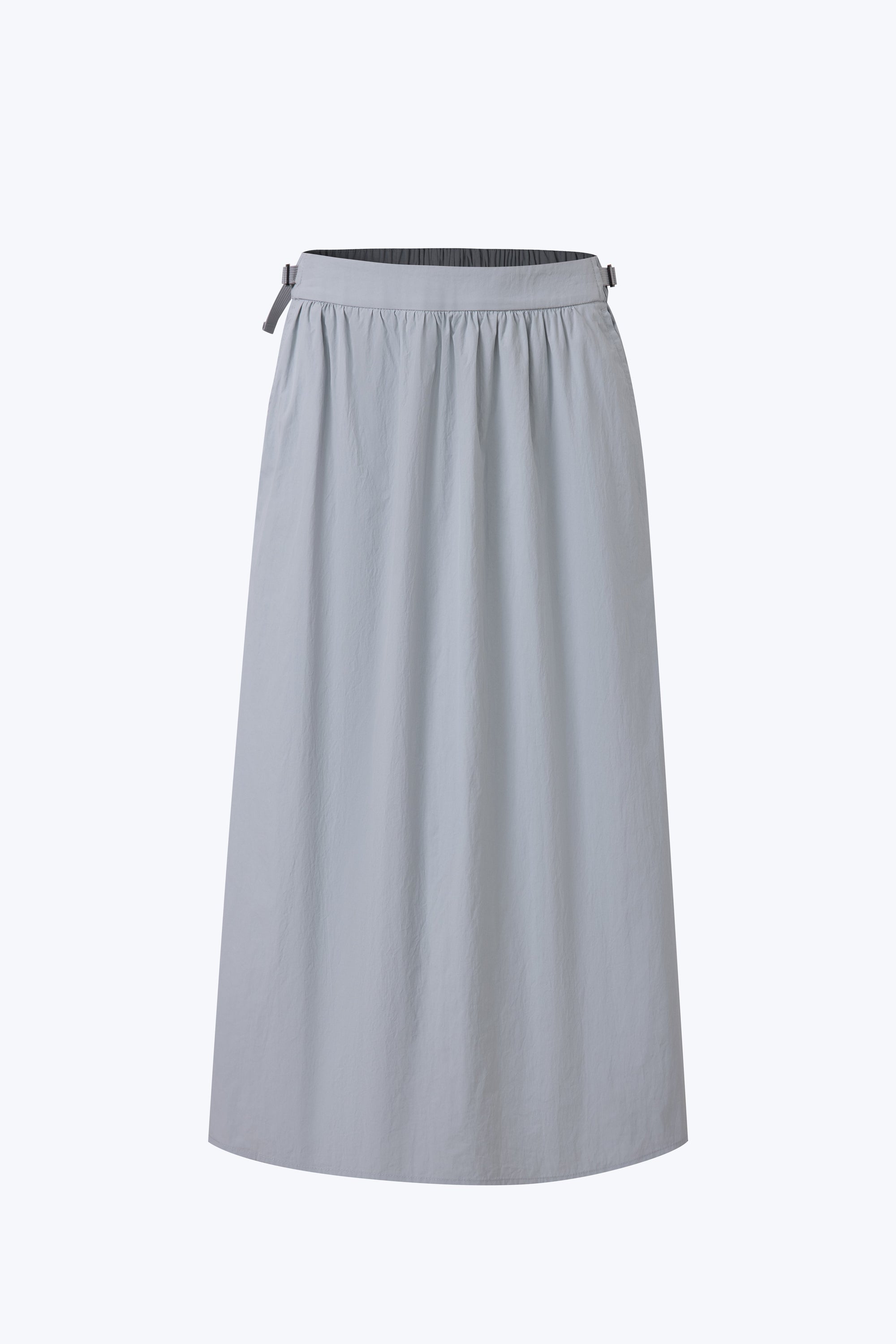 Side Buckle Skirt - Dusty Blue