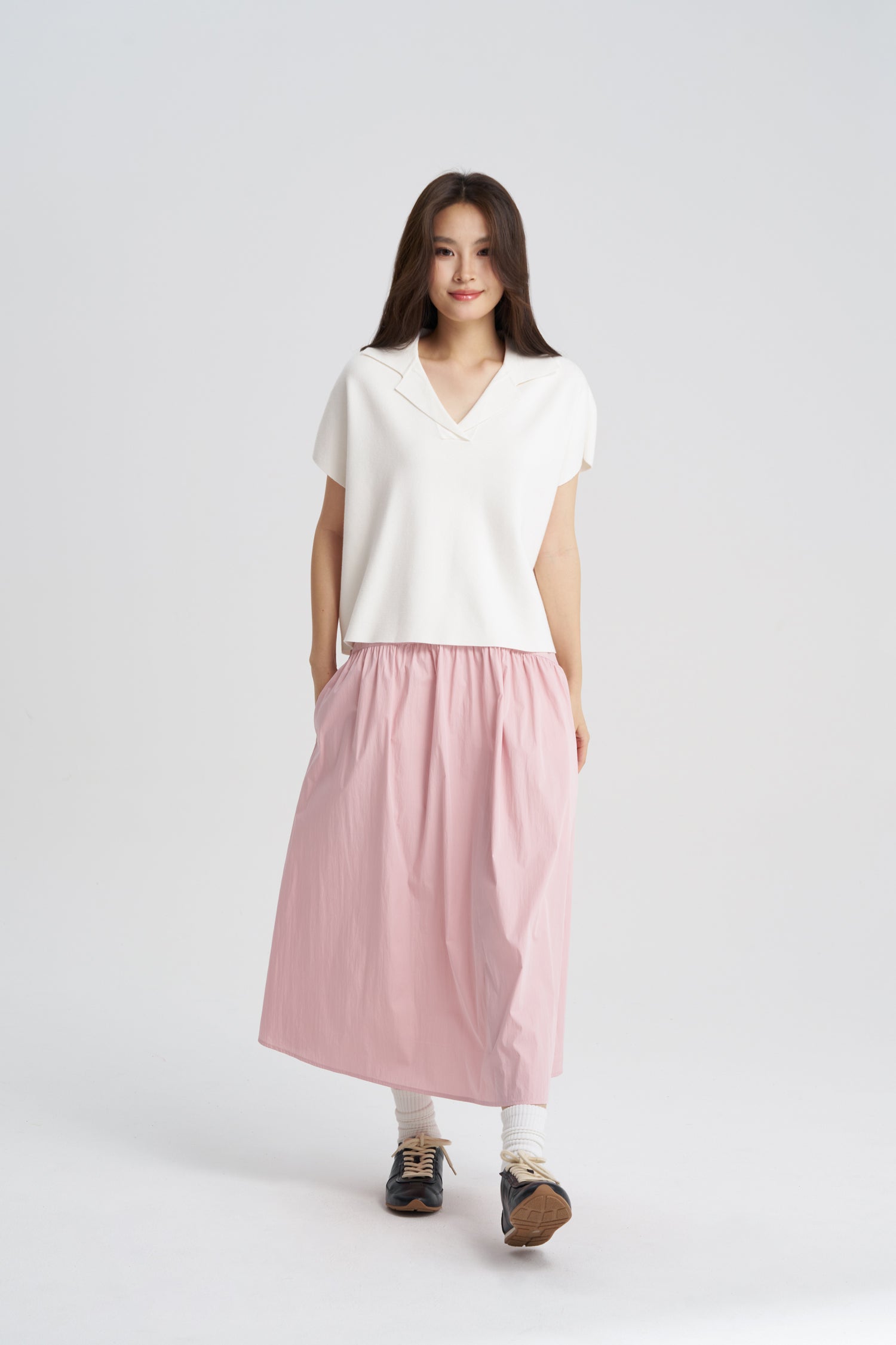 Gathered Skirt - Blush