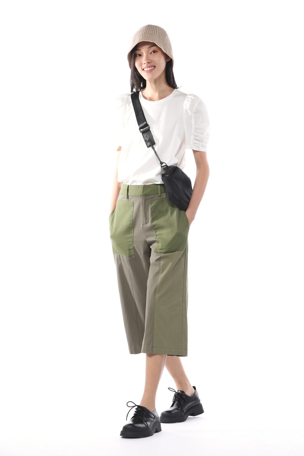 Cotton Puff Sleeve Tee