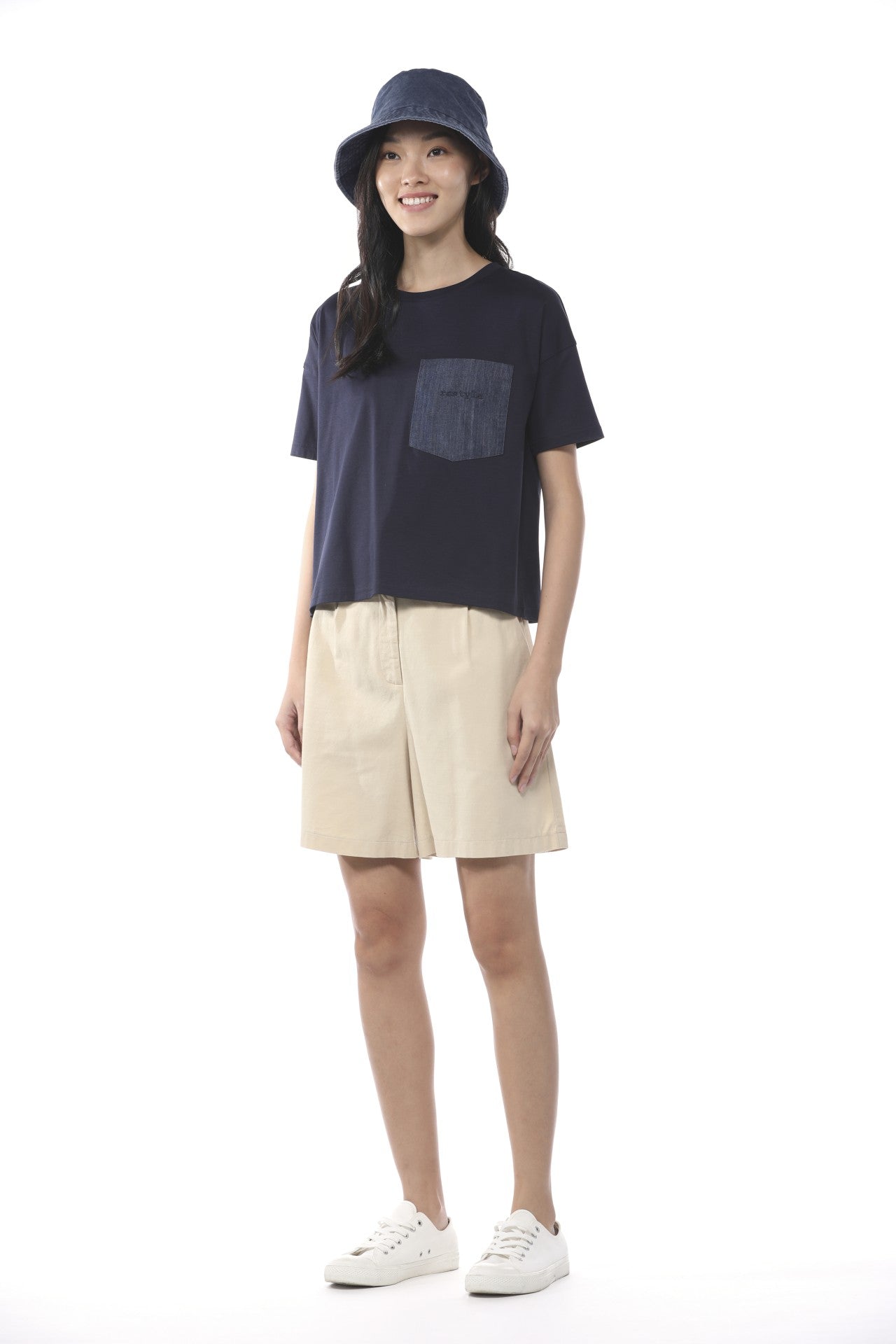 Cotton Patch Pocket Embroidery Tee