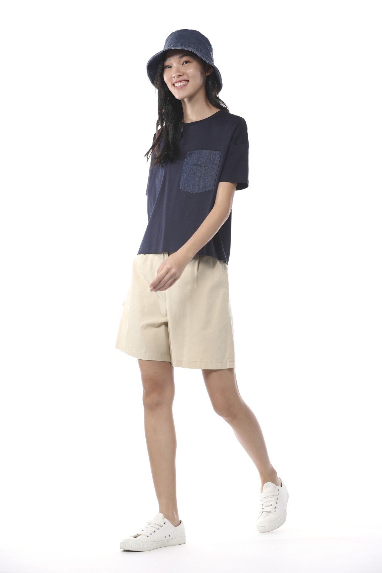 Cotton Patch Pocket Embroidery Tee