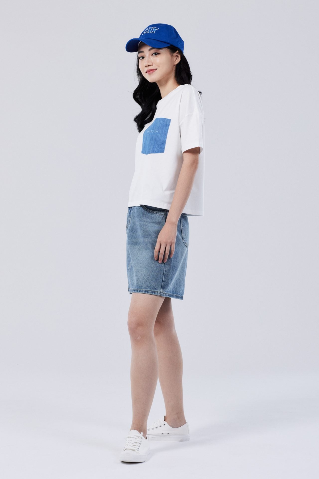 Cotton Patch Pocket Embroidery Tee