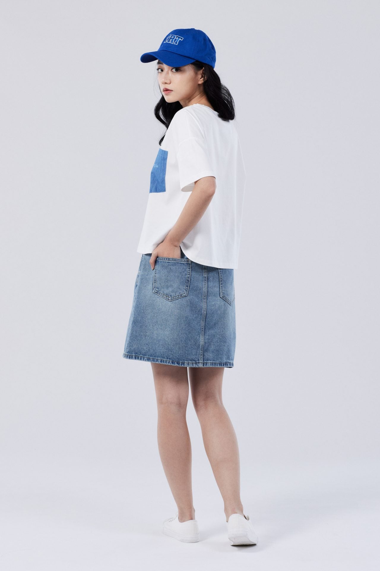 Cotton Patch Pocket Embroidery Tee