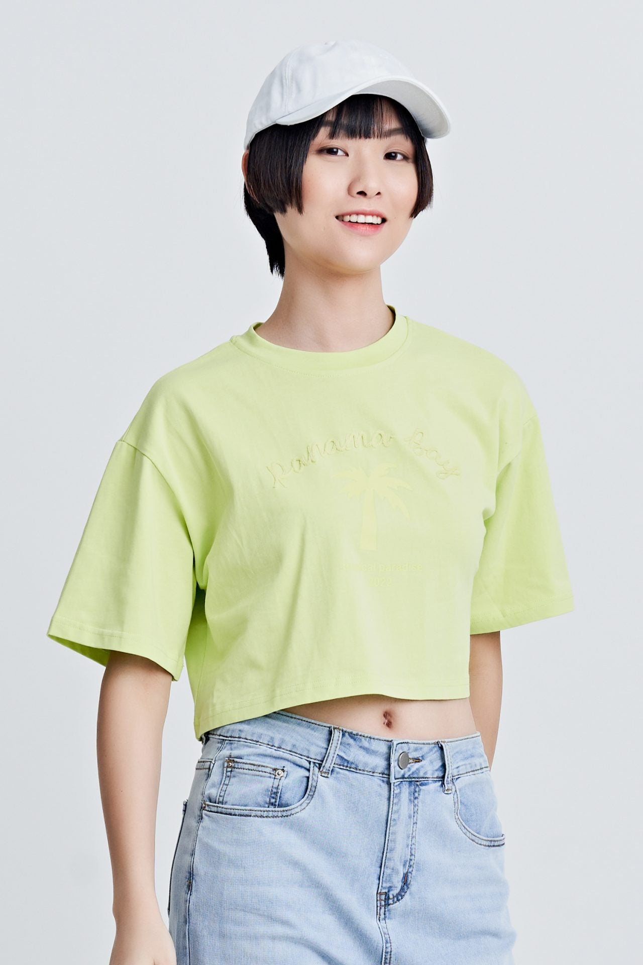 Foliage Embroidery Graphic Tee