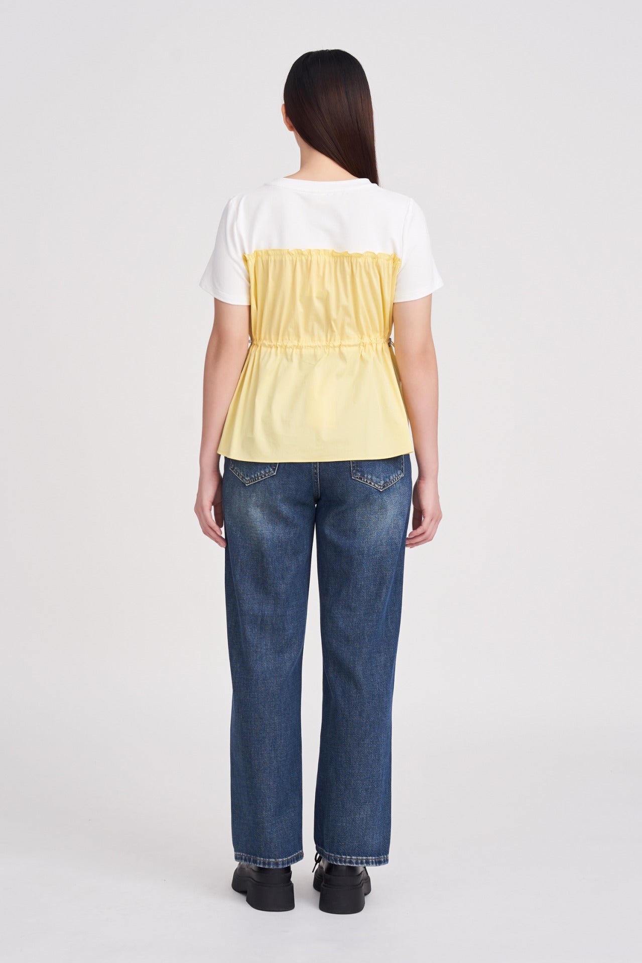 Draw Waist Top - Canary