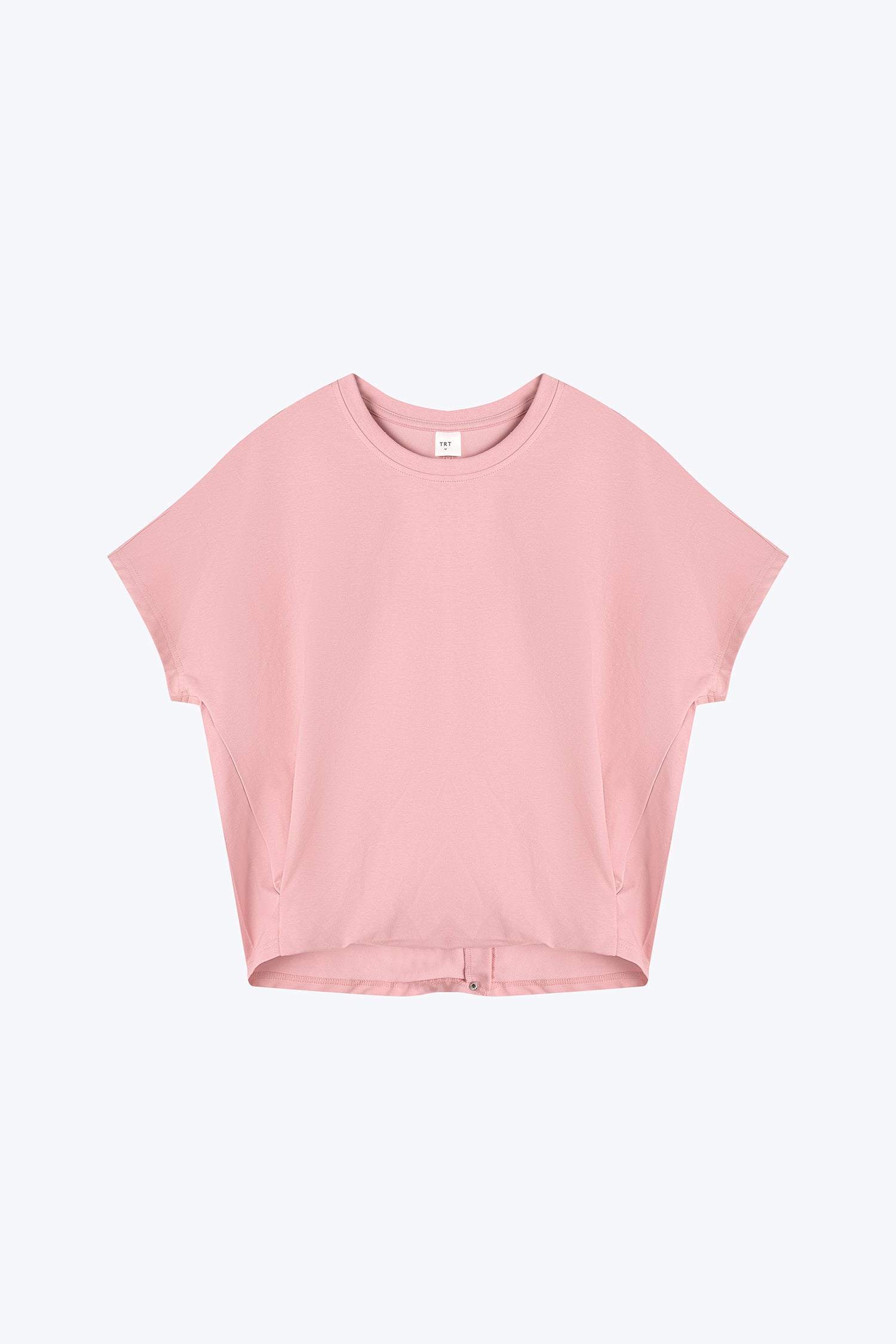 Snap Button Tee - Peony