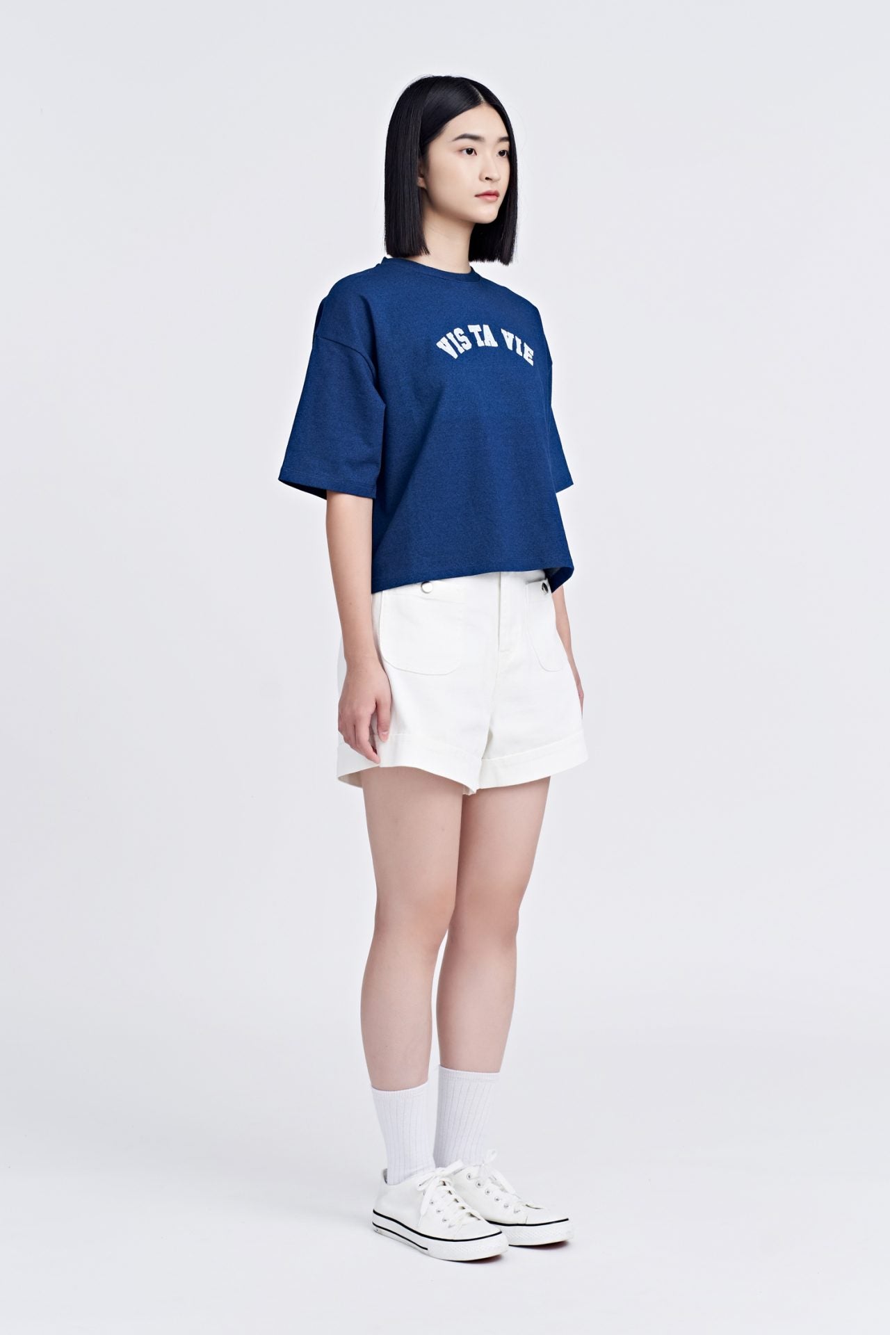 Denim Patch Graphic Tee