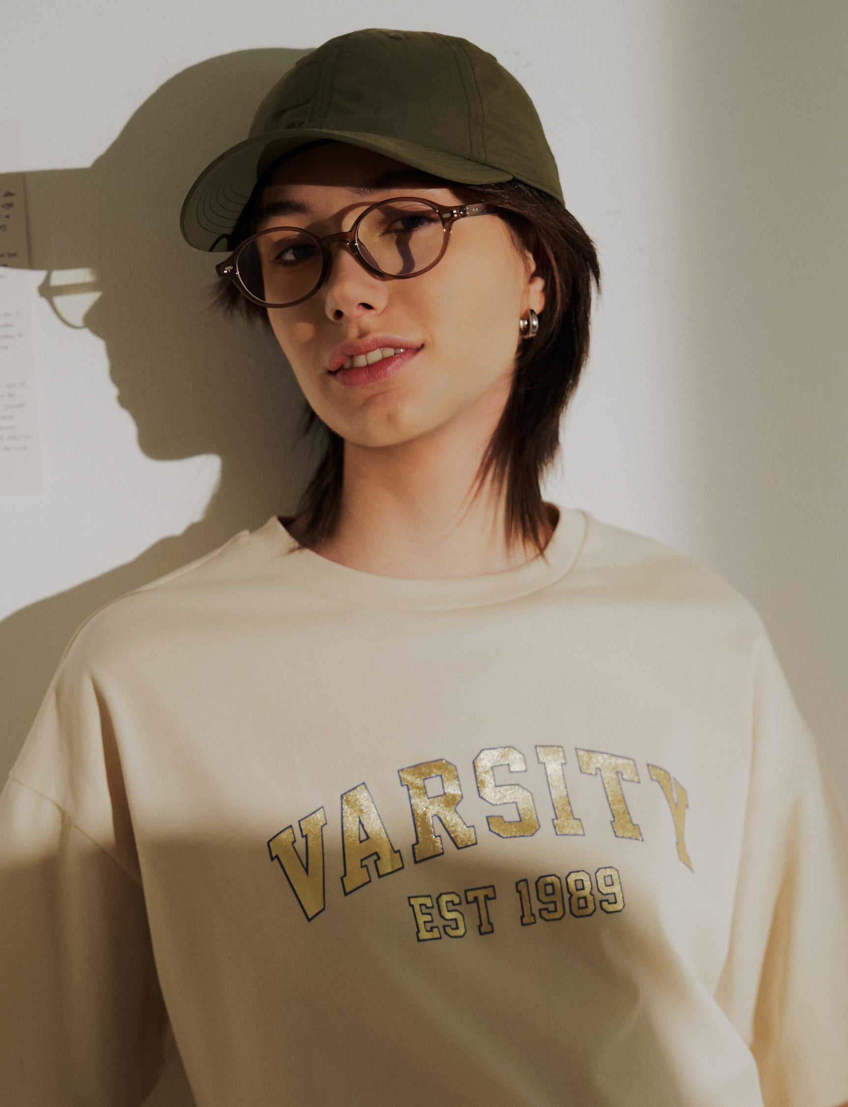 Varsity Graphic Tee - Sand