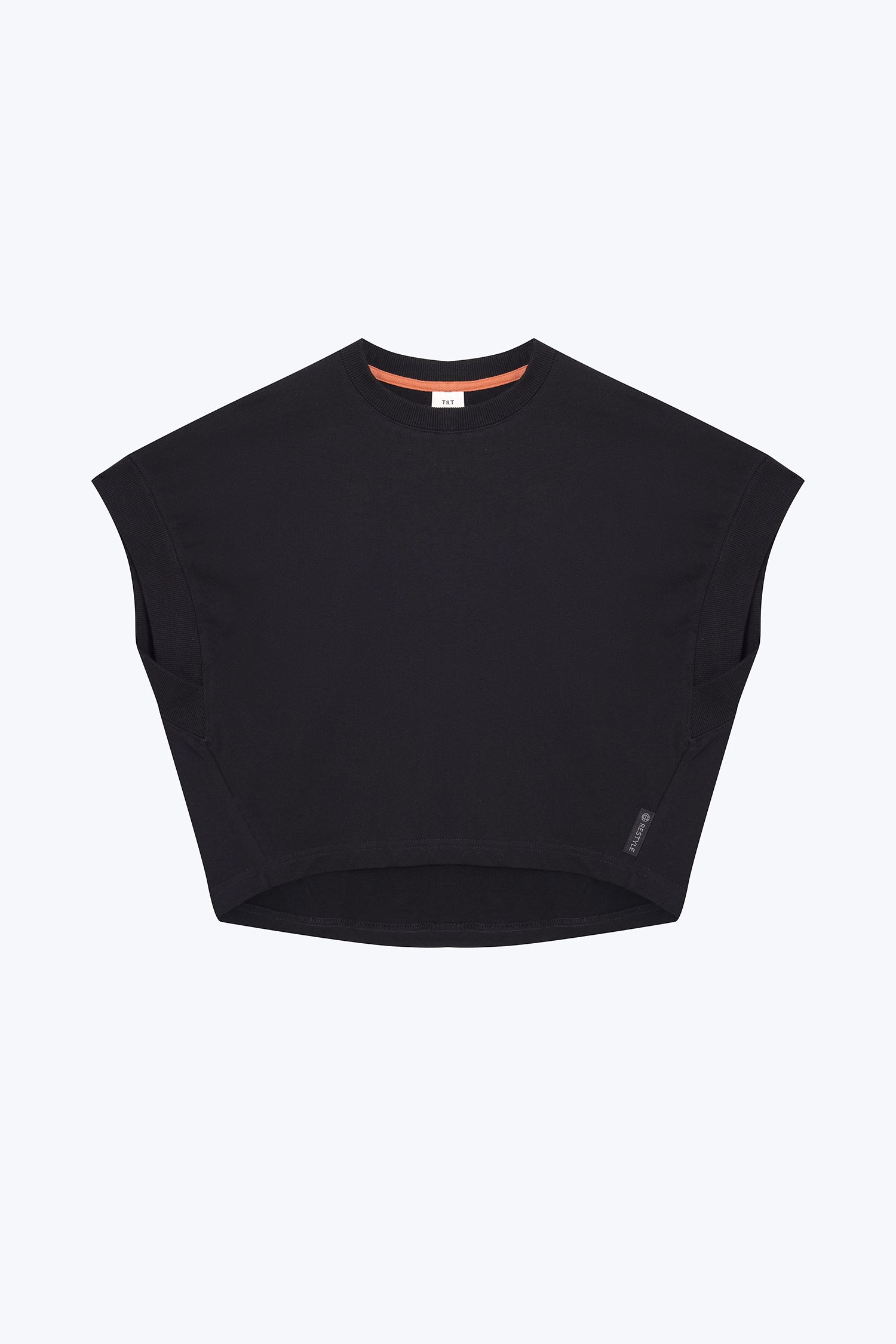 Cropped Tee - Black