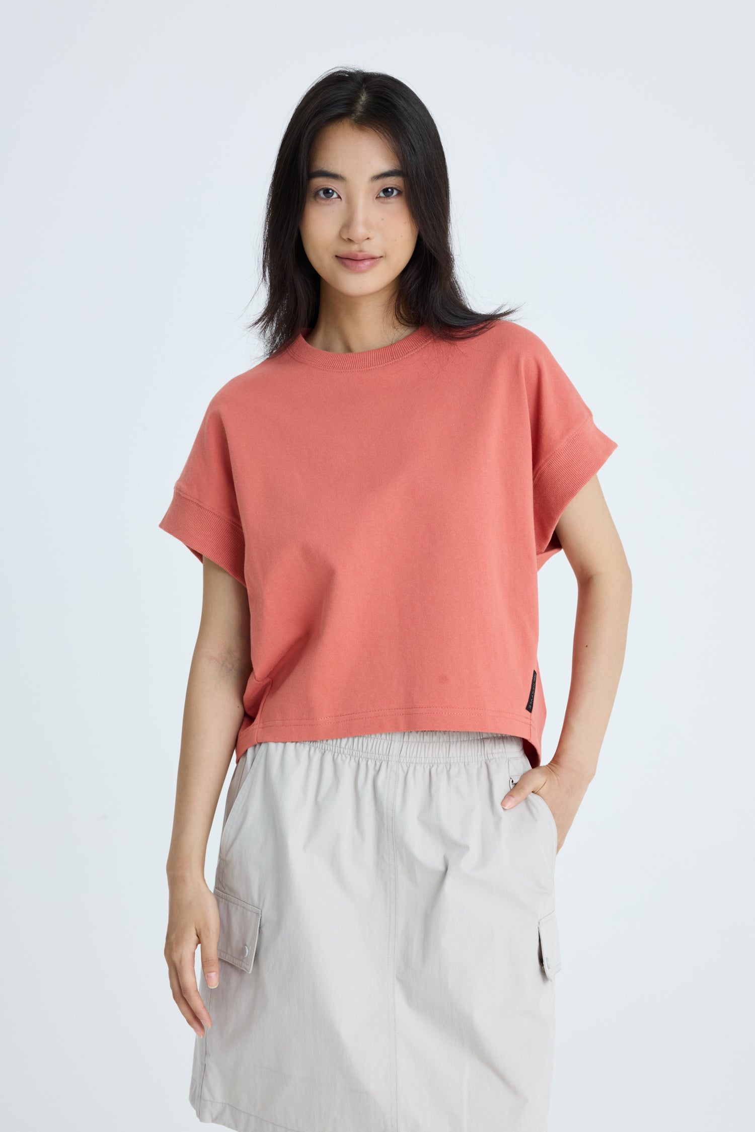 Cropped Tee - Burnt Orange