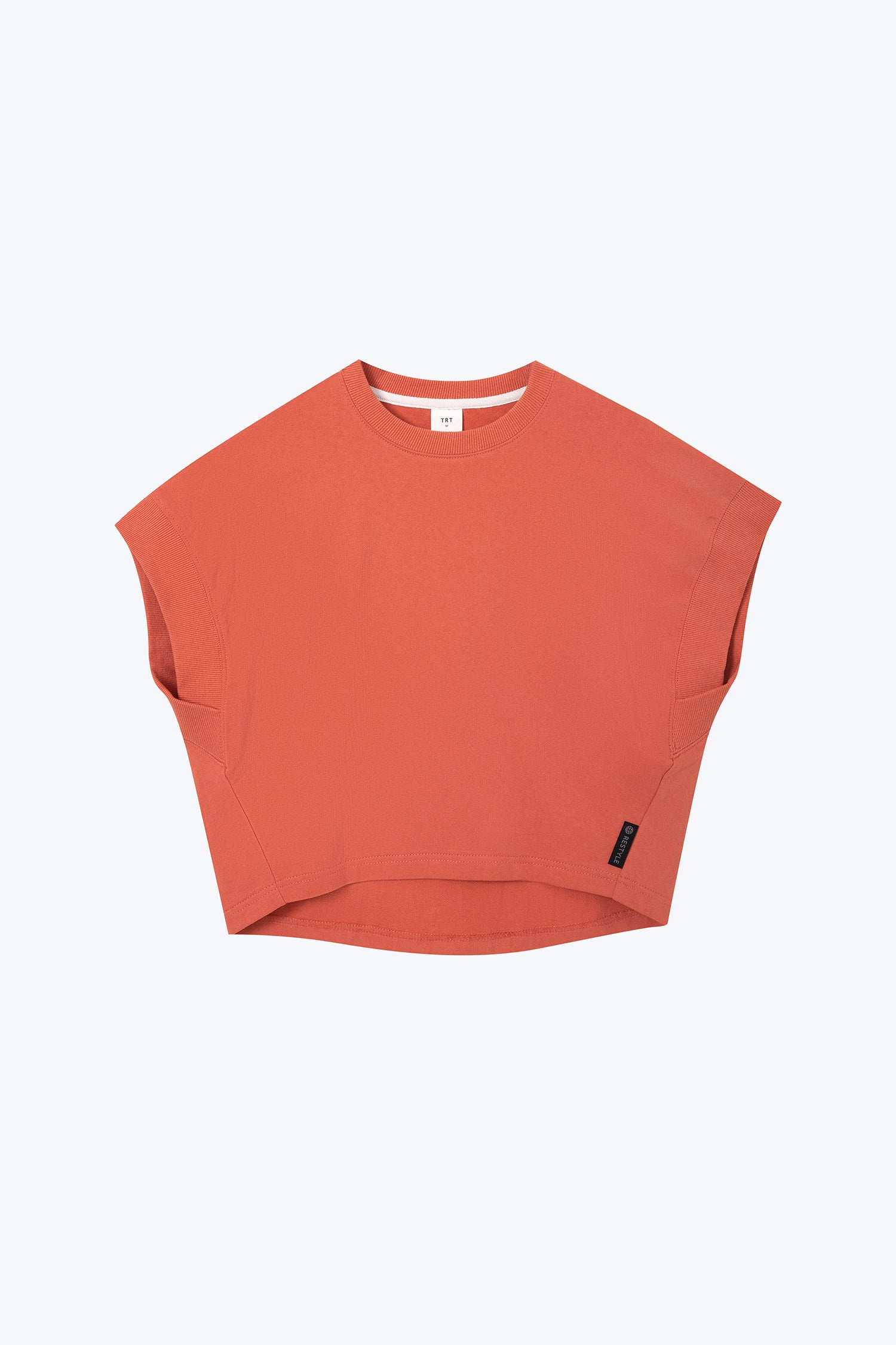 Cropped Tee - Burnt Orange