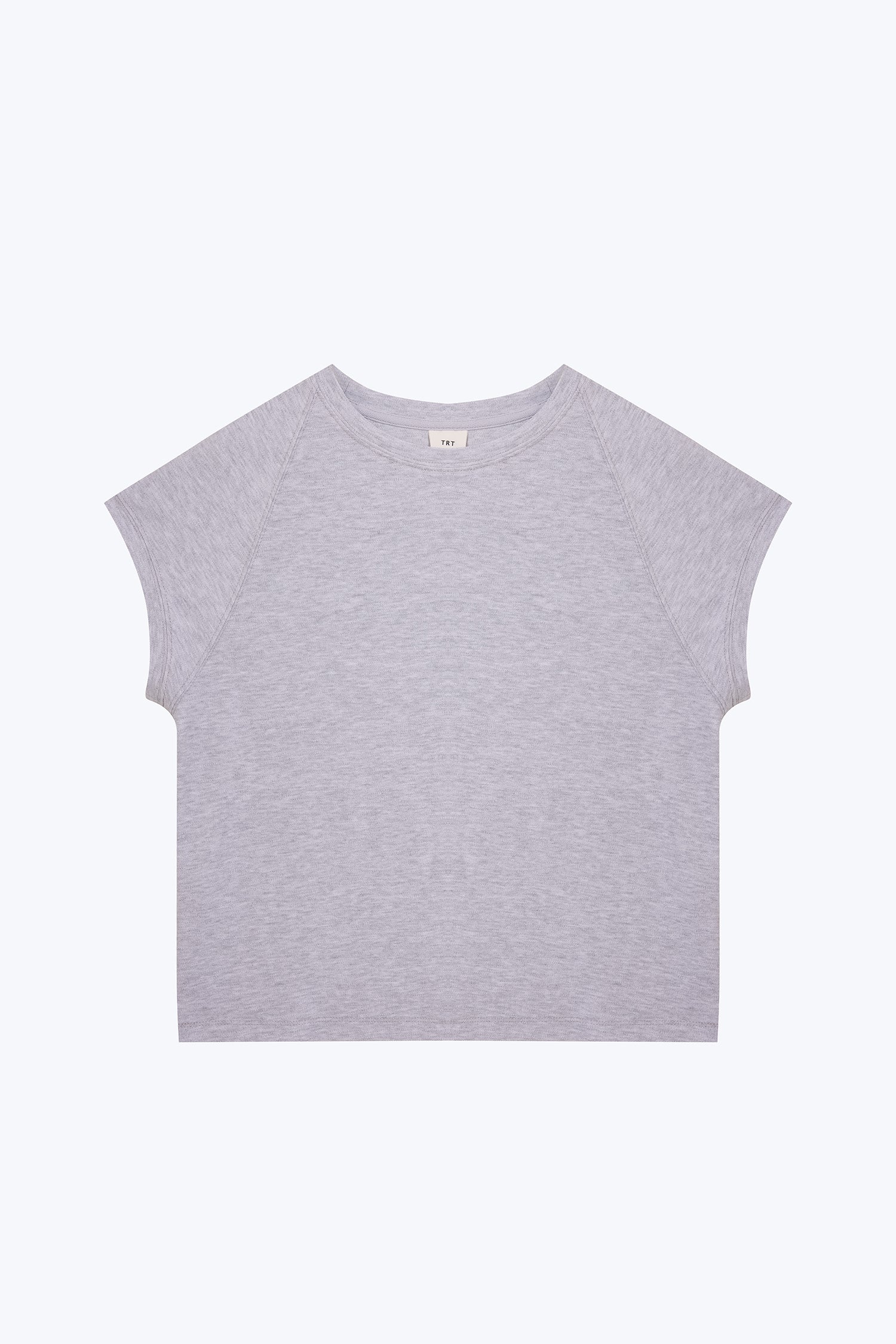 Raglan Sleeve Tee - Light Grey