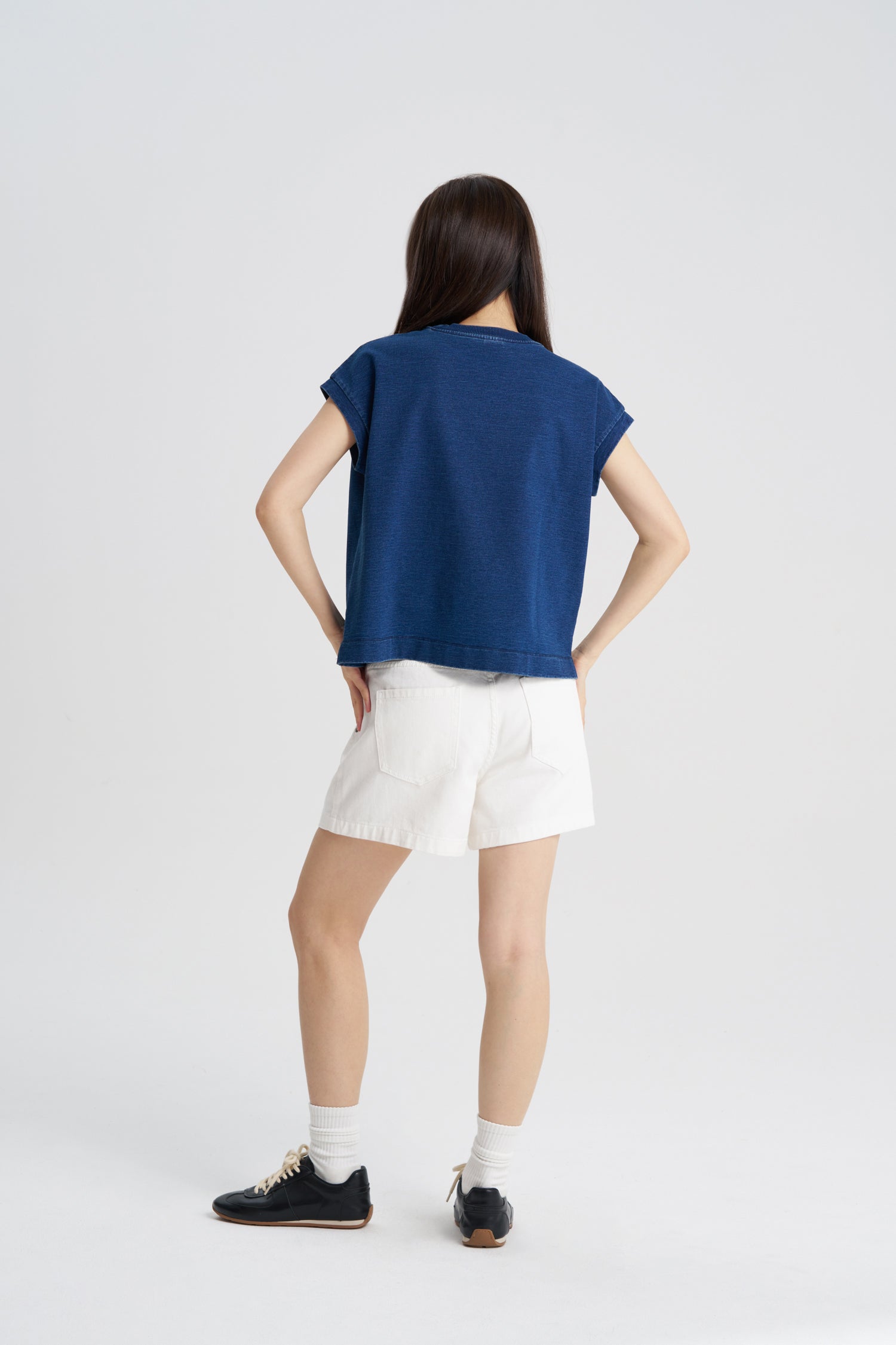 Denim Horse Tee - Denim