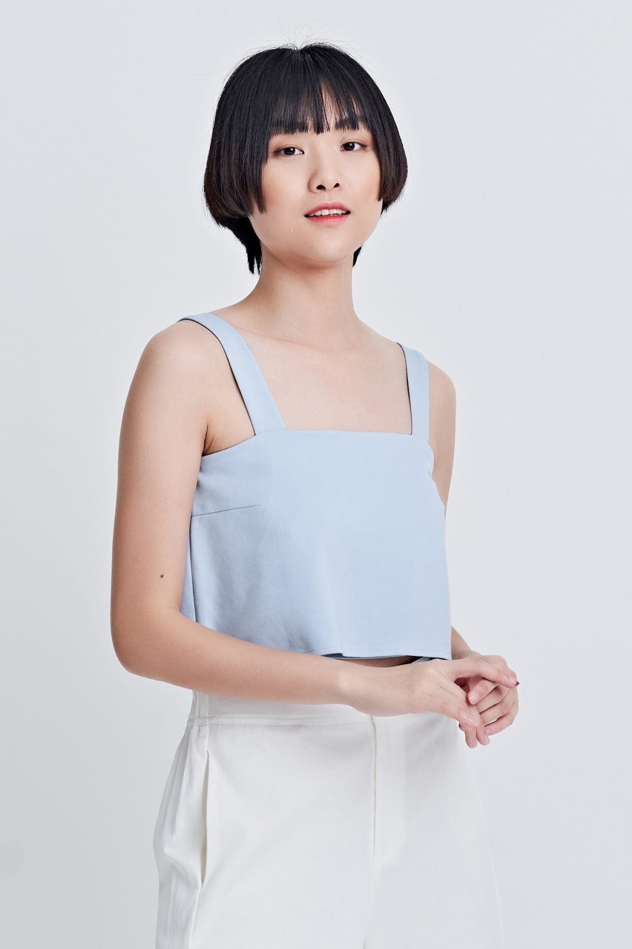 Square Neck Cropped Top