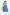 Denim Tiered Sleeveless Blouse - Denim
