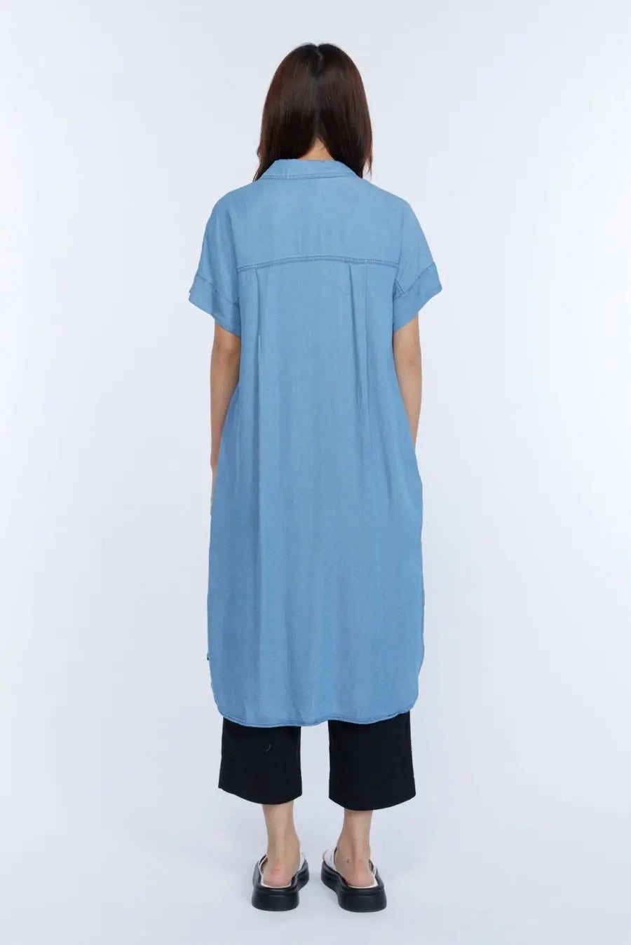 Denim Patch Pocket Dress