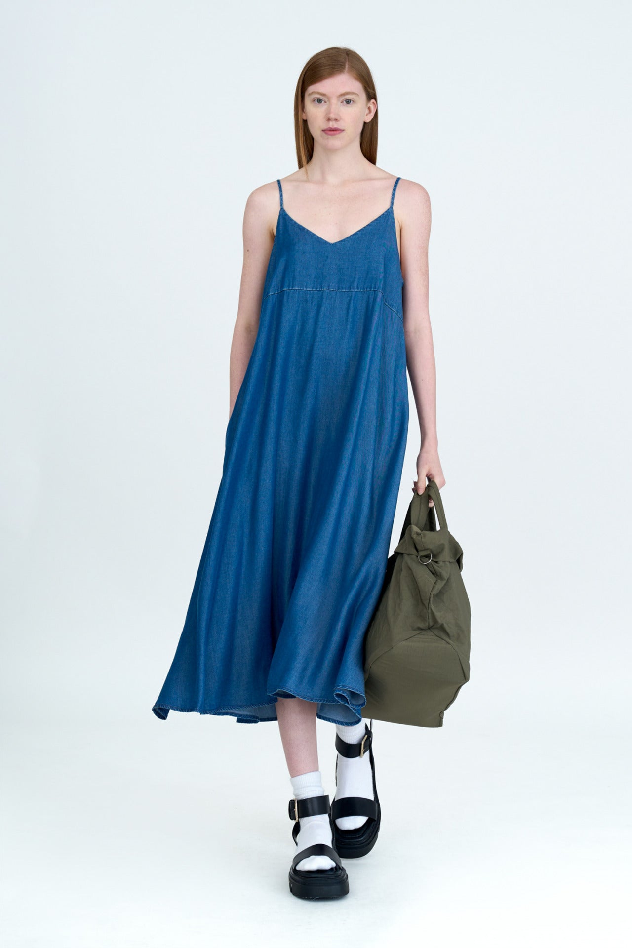 Denim Camisole Dress - Denim
