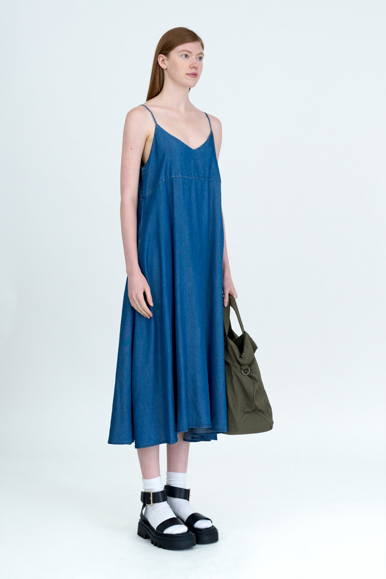 Denim Camisole Dress - Denim