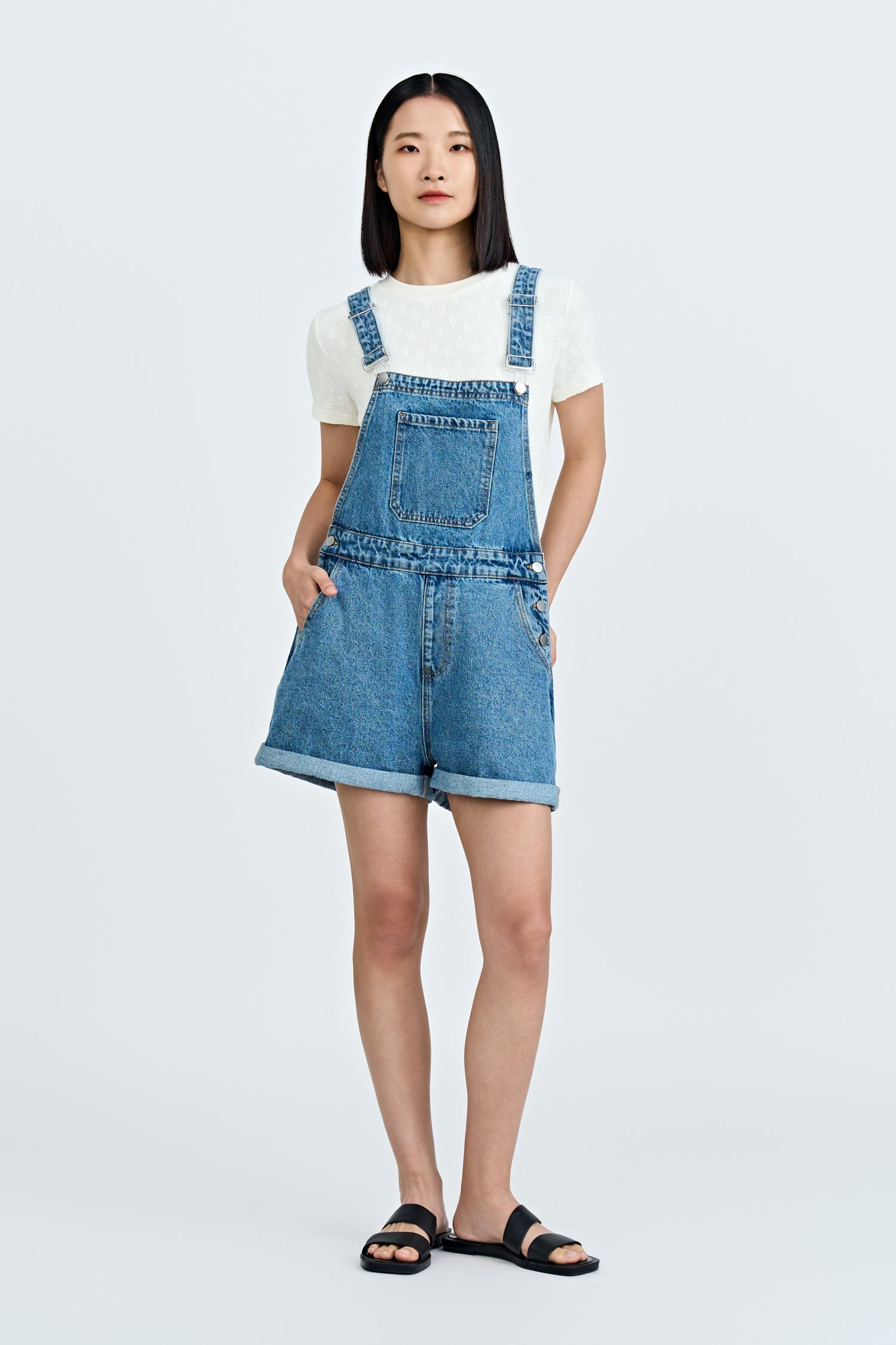 Denim Dungaree - Denim