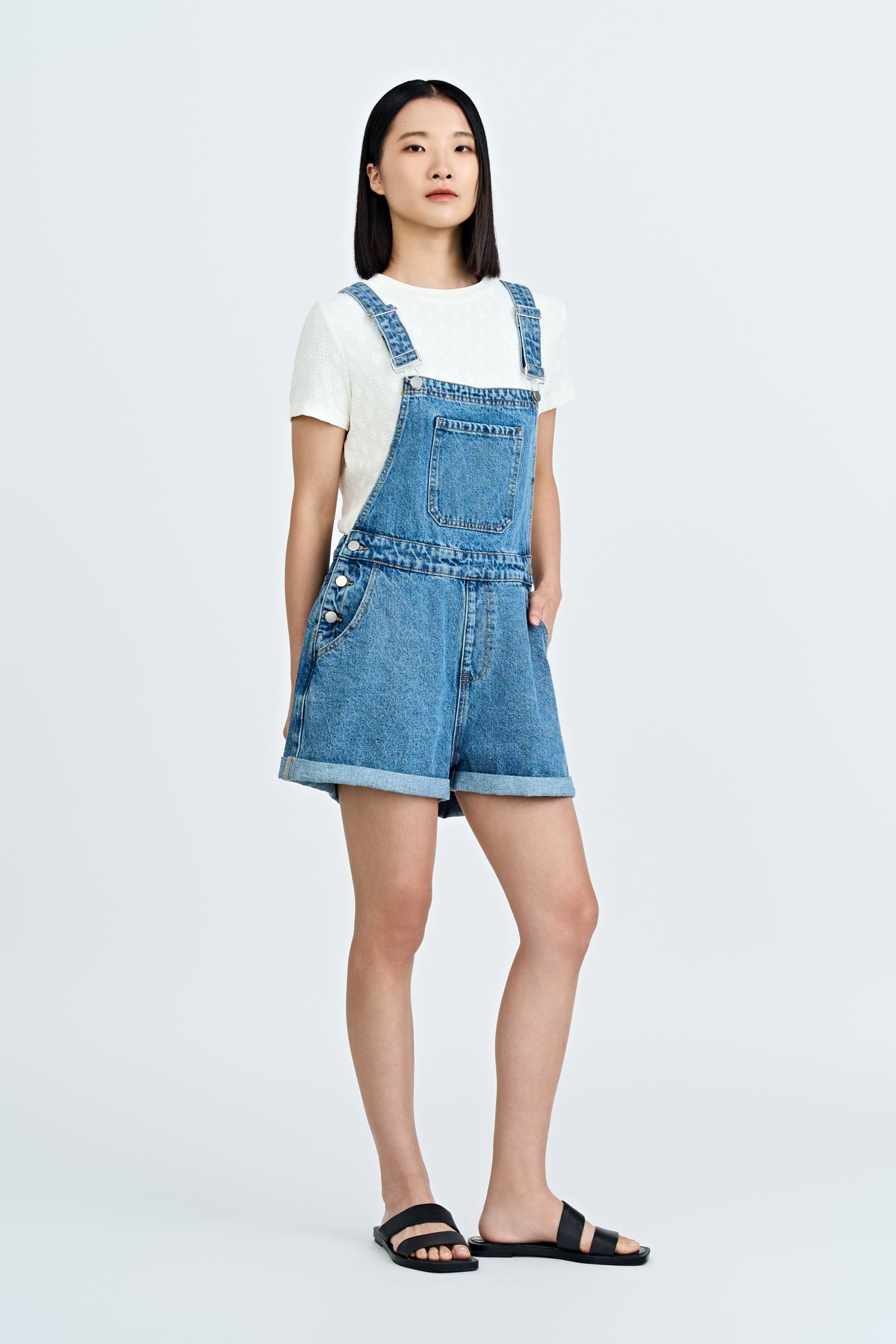 Denim Dungaree - Denim