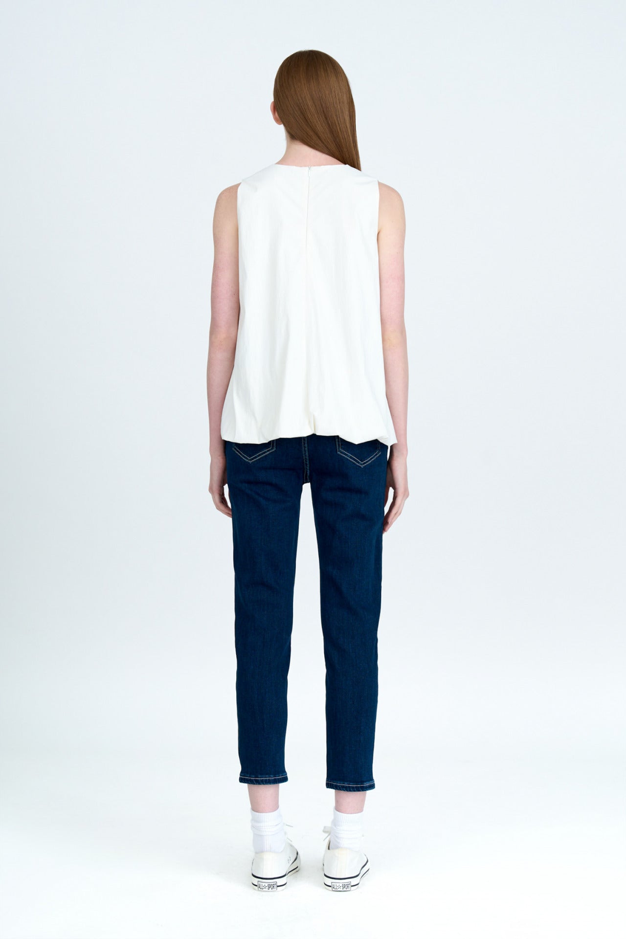 Denim Pull-Up Jeans - Dark Denim