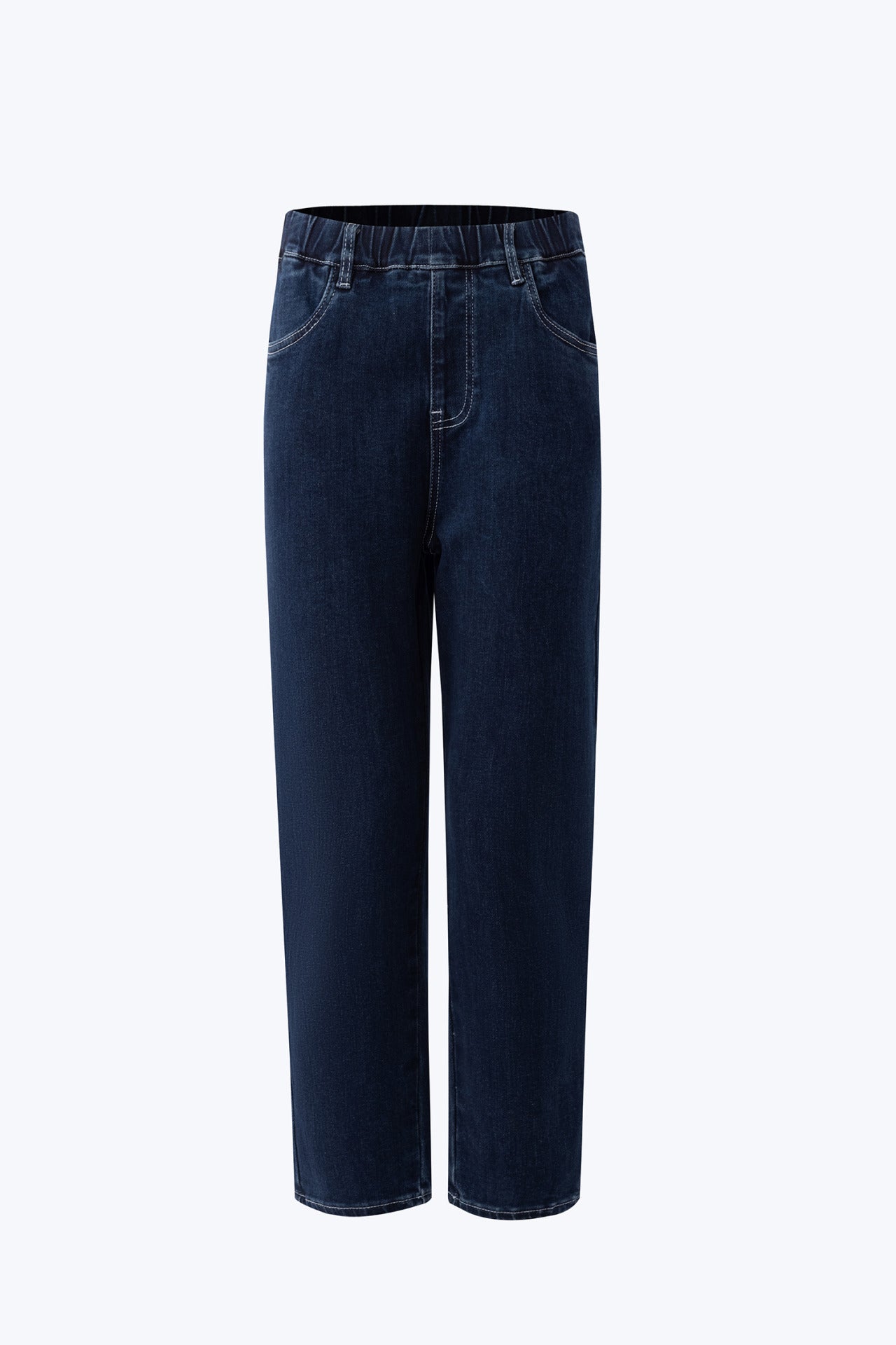 Denim Pull-Up Jeans - Dark Denim