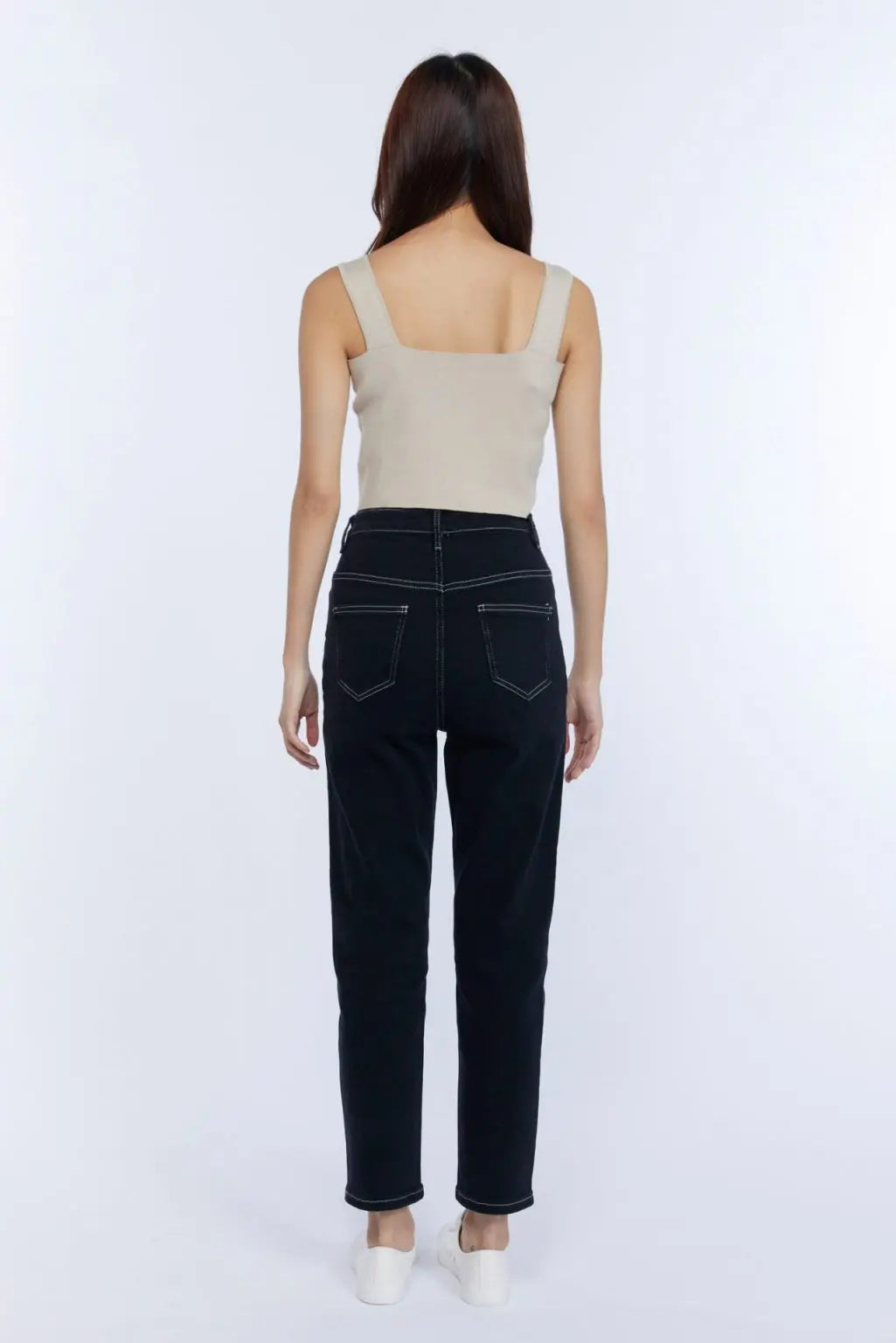 Cotton Twill Contrast Stitch Jeans