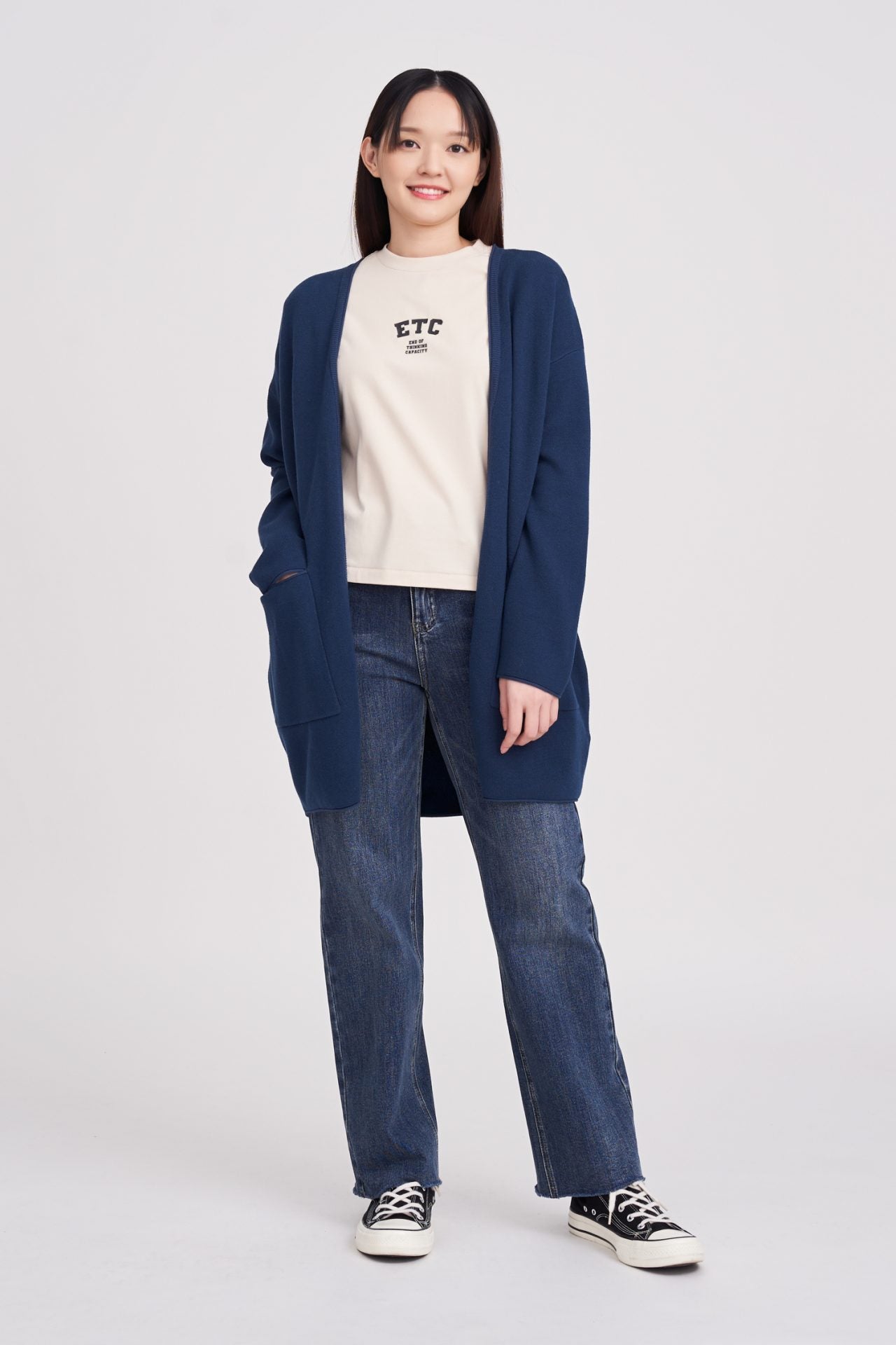 Relaxed Jeans - Dark Denim