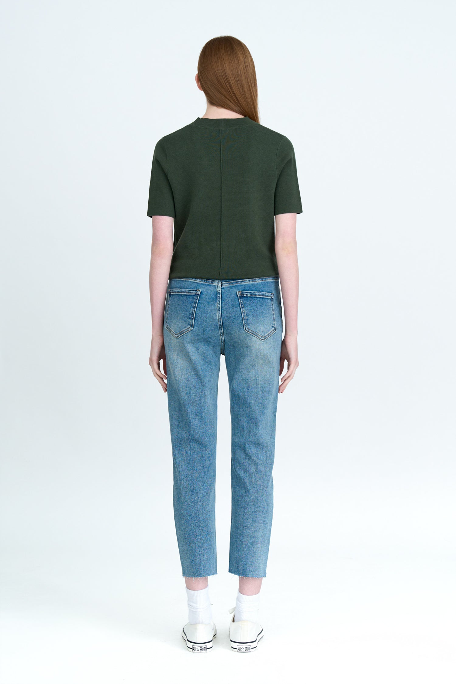 Ripped Slim Fit Jeans - Denim