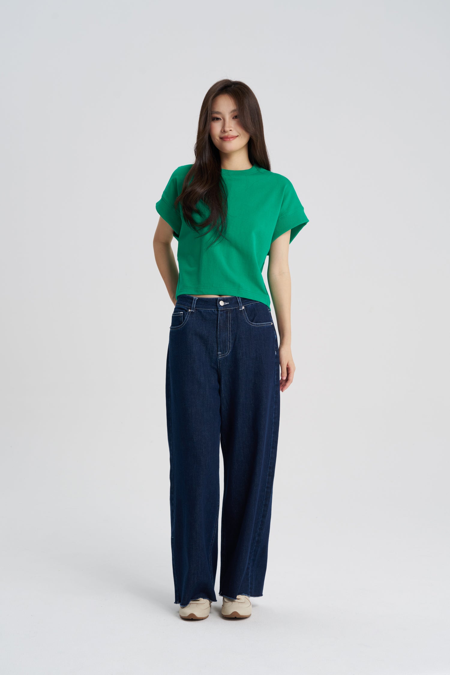 Straight Jeans - Dark Denim