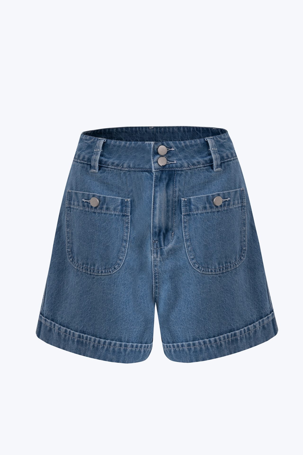 Denim High Waisted Shorts
