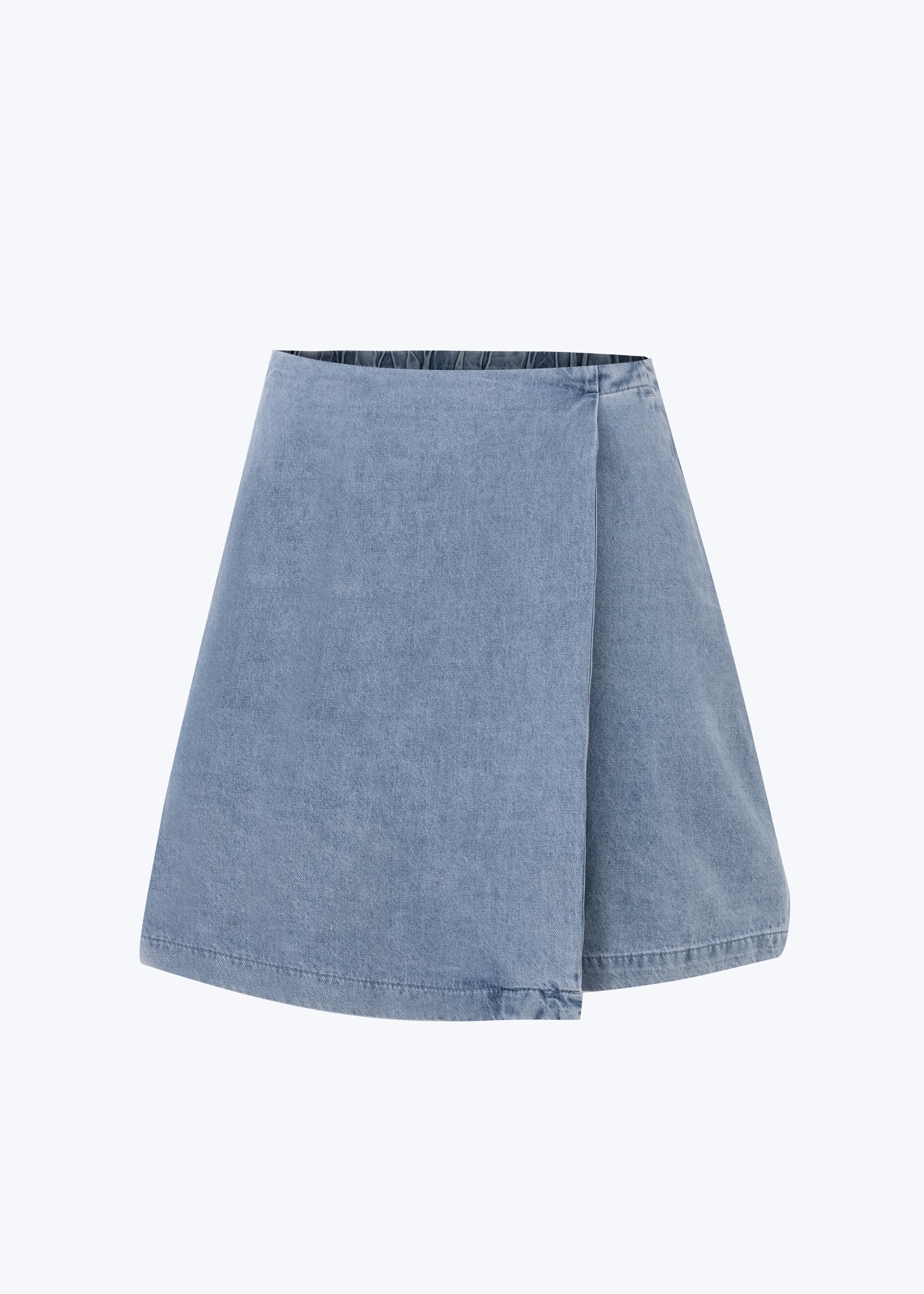 Overlap Skort - Denim