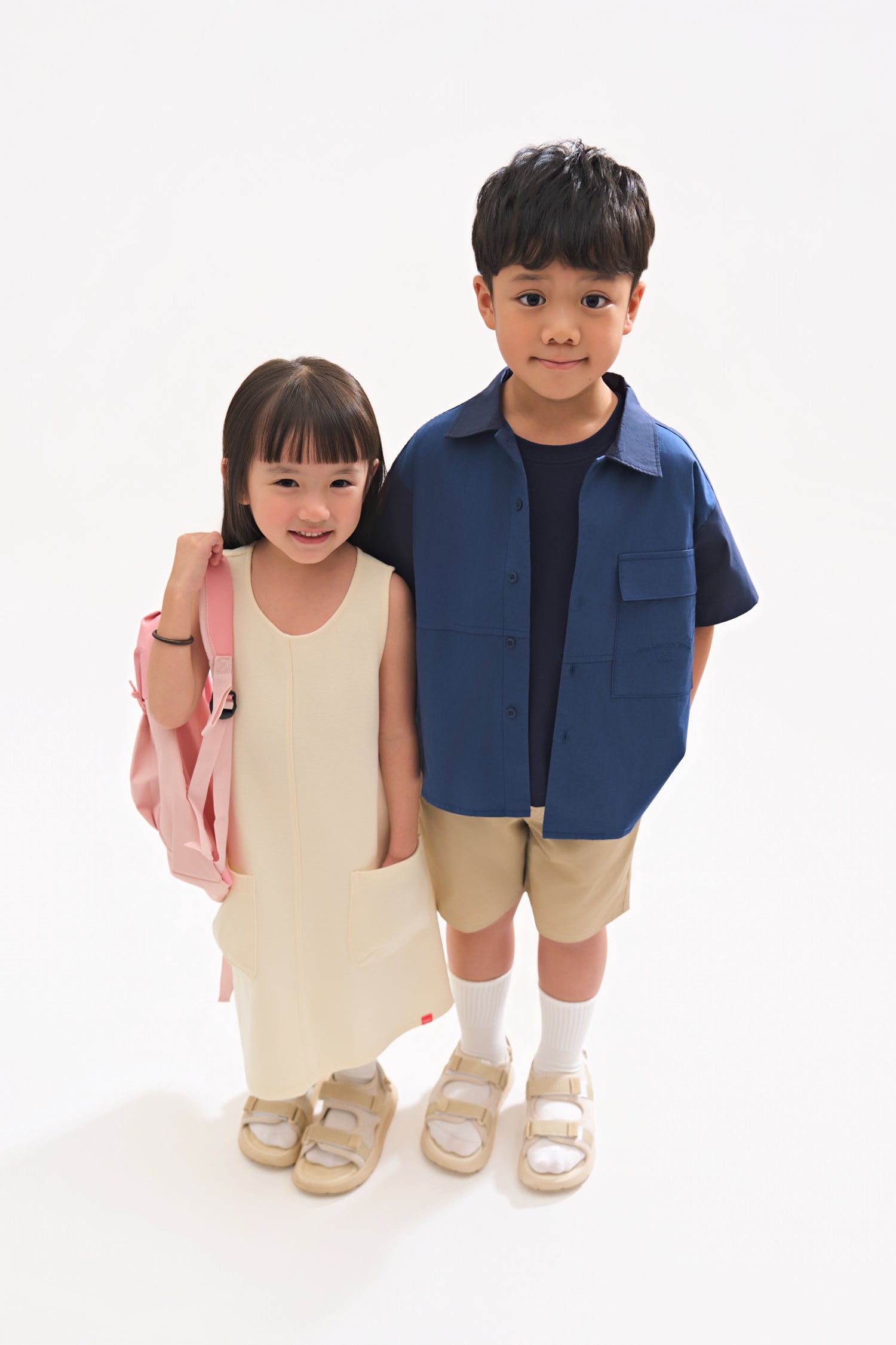 Pocket Shift Dress - Sand