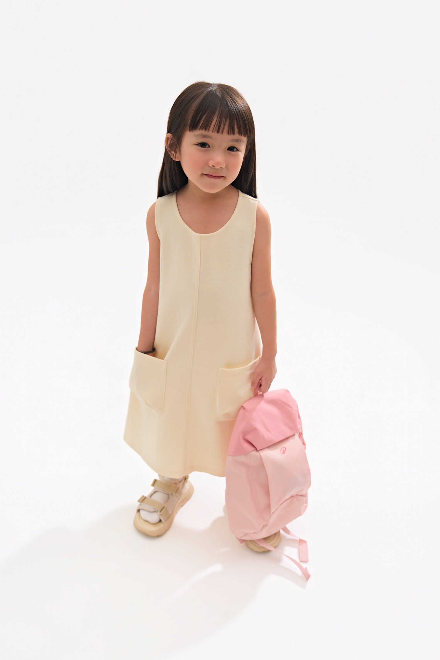 Pocket Shift Dress - Sand