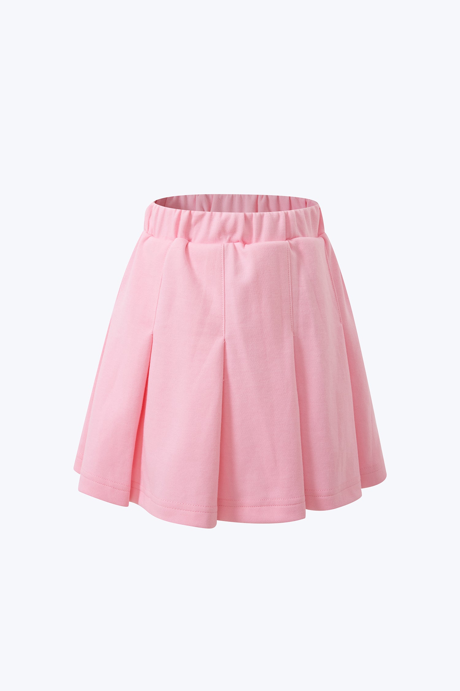 Cotton Pleated Skirt - Pink