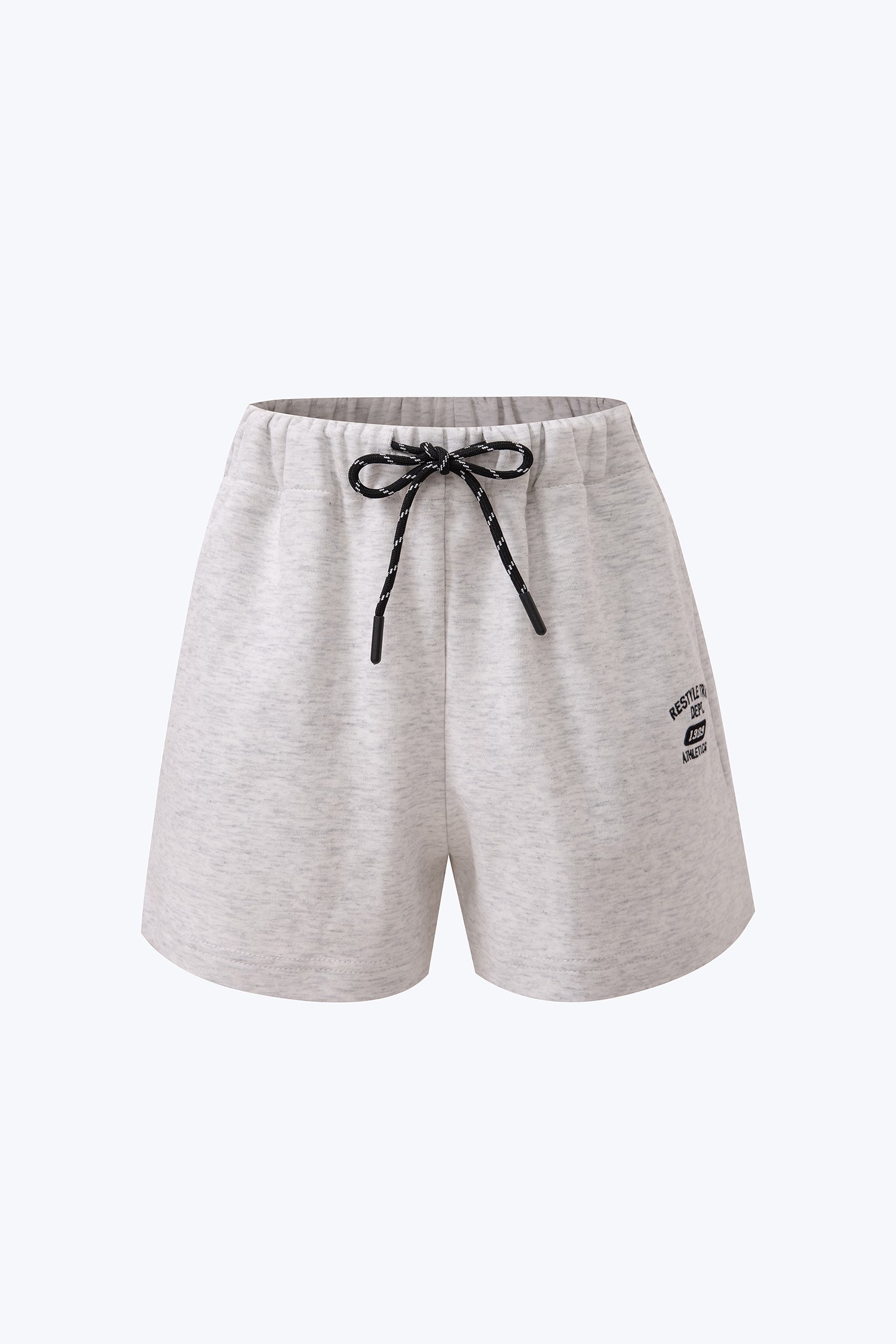 Comfort Drawstring Shorts - Light Heather Grey