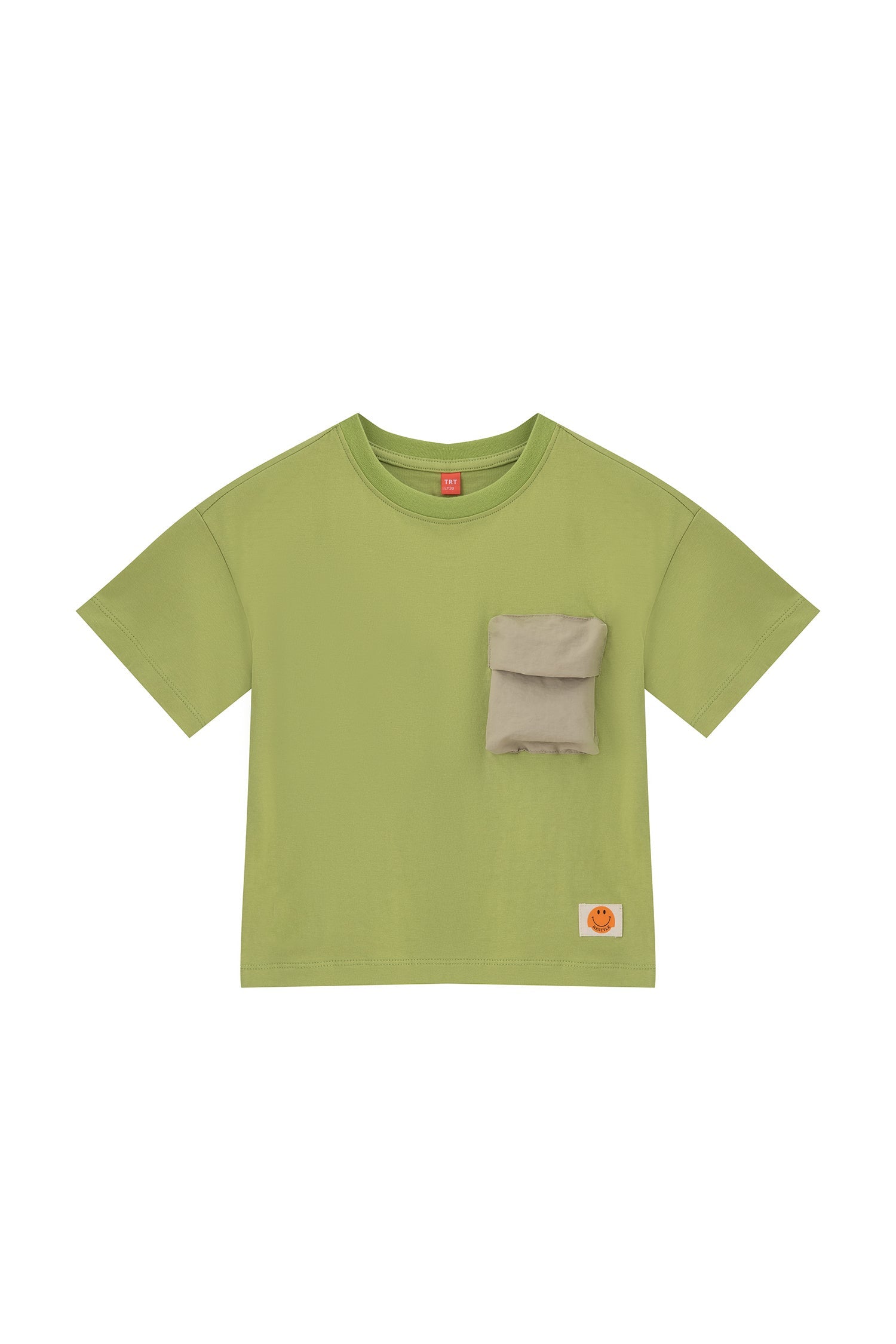 Patch Pocket Utility Tee - Lime