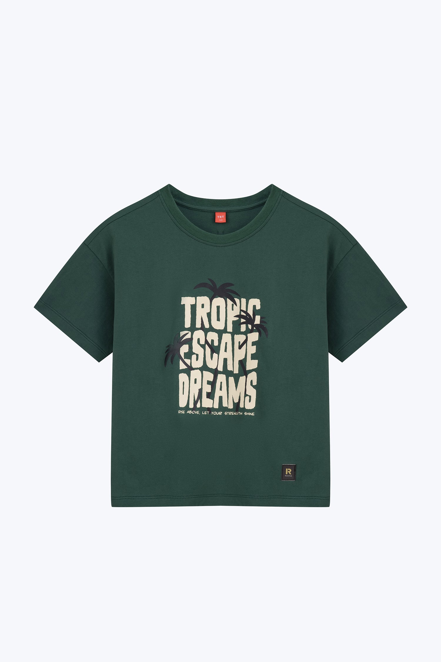 'Tropic Escape Dreams' Tee - Dark Green
