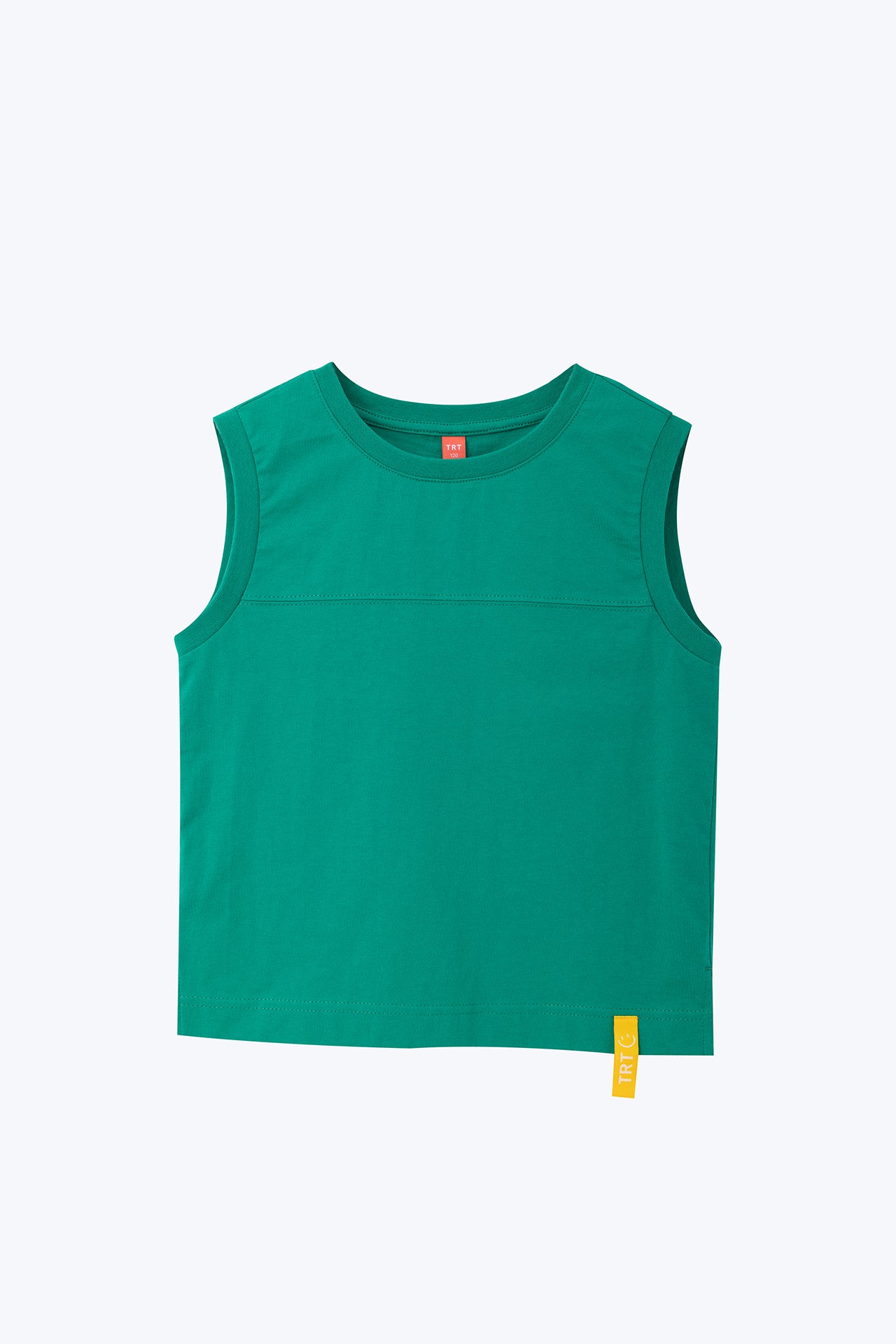 Tank Top with Chest Cut & Sew - Green