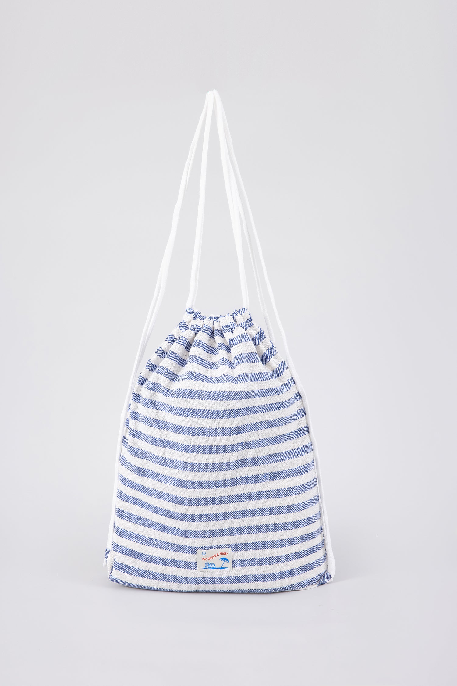 Striped Beach Towel - Blue