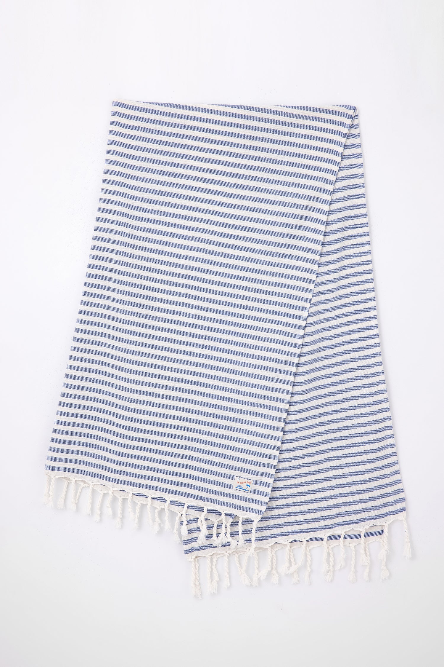 Striped Beach Towel - Blue