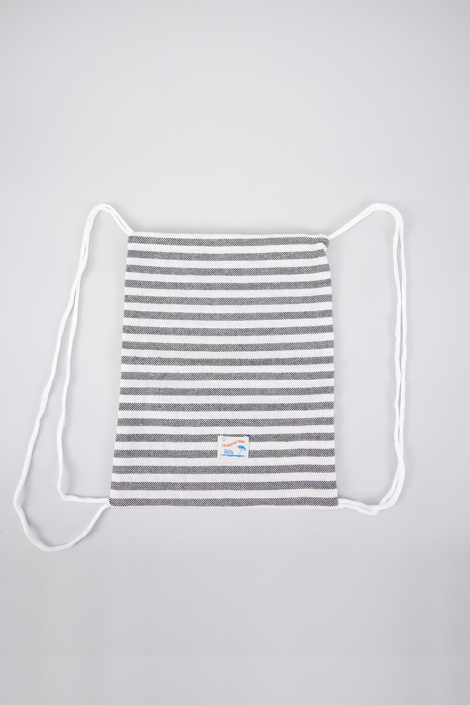 Striped Beach Towel - Cream