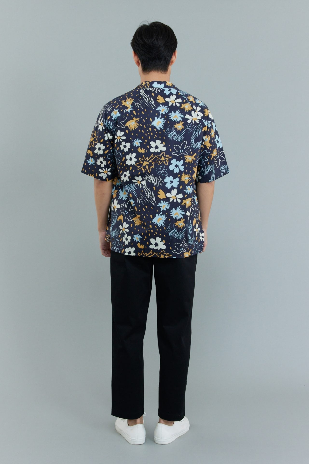 Floral Graphic Oversized Shirt