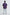 Relaxed Fit Open Collar Top w/ Pocket Flap - Eggplant