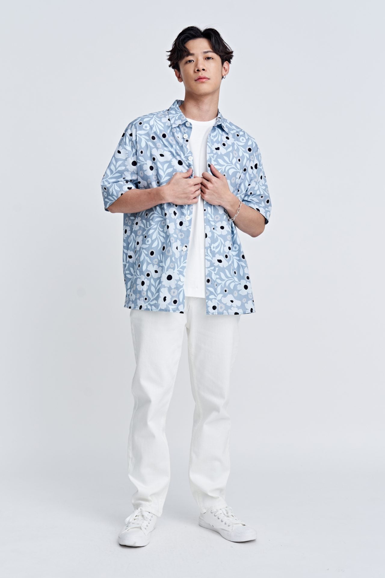 Relaxed Fit Floral Graphic Top