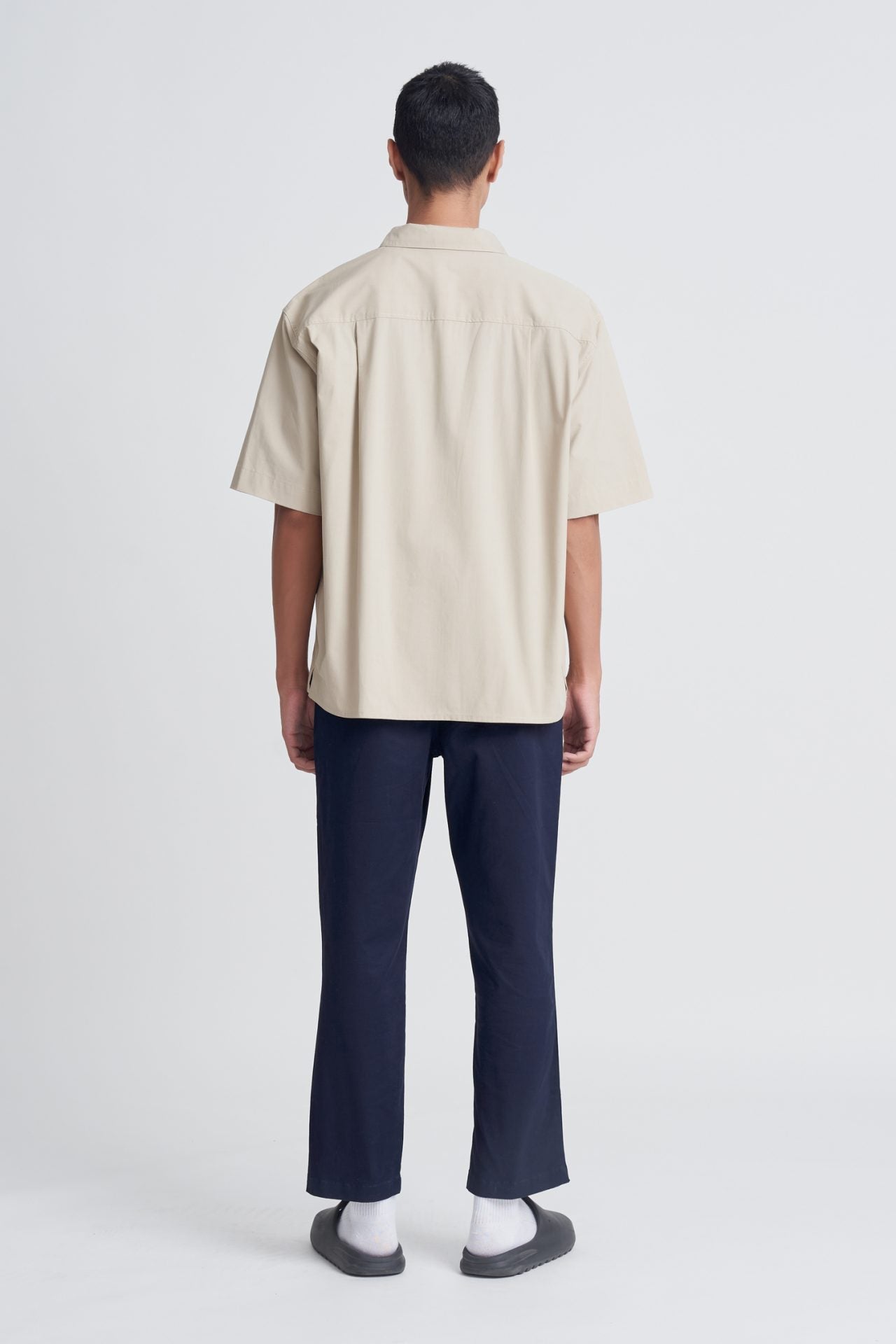 Casual Oversized Point Collar Shirt