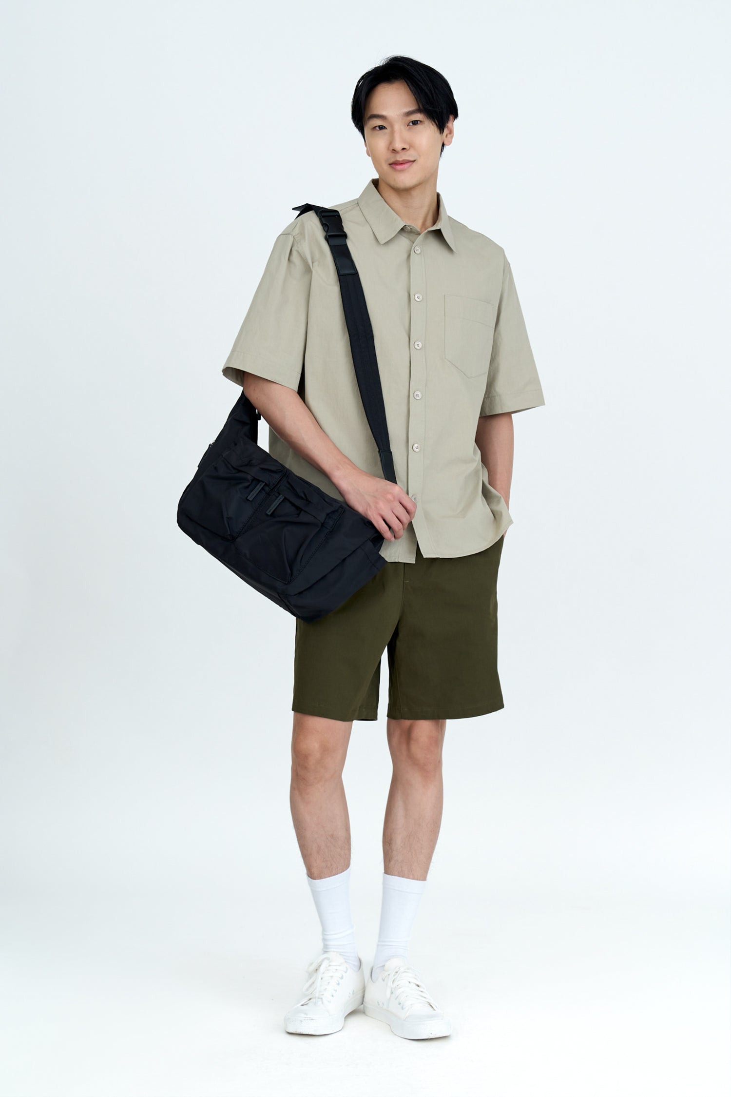 Casual Oversized Point Collar Shirt