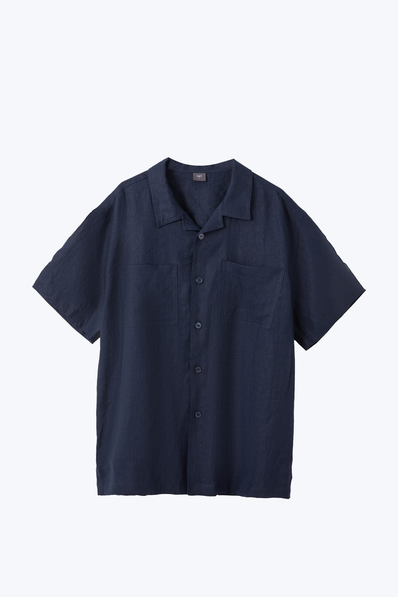 Relaxed Open Collar Shirt