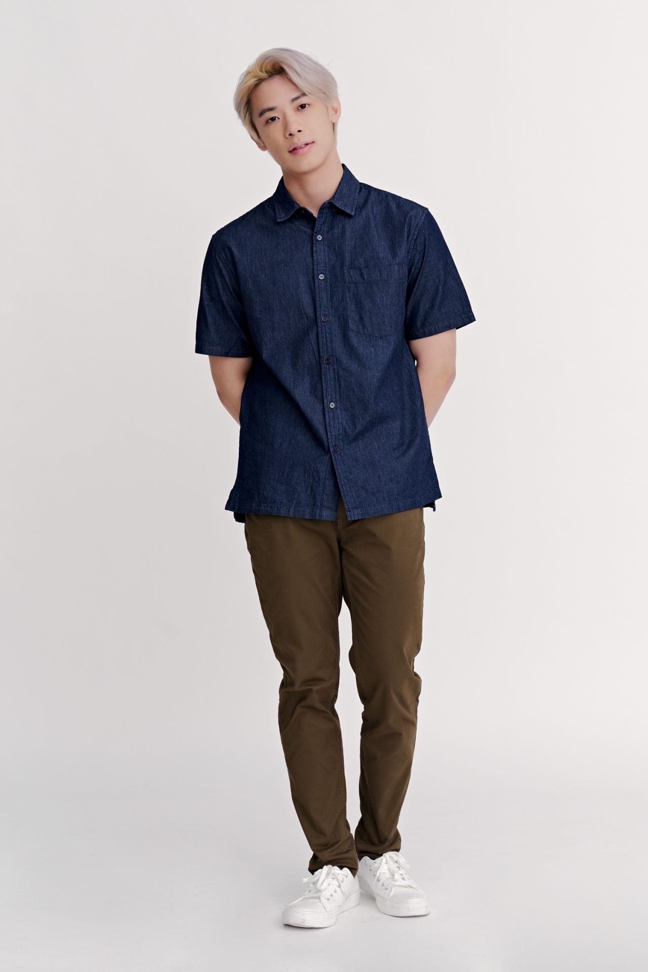 Casual Regular-fit Denim Shirt